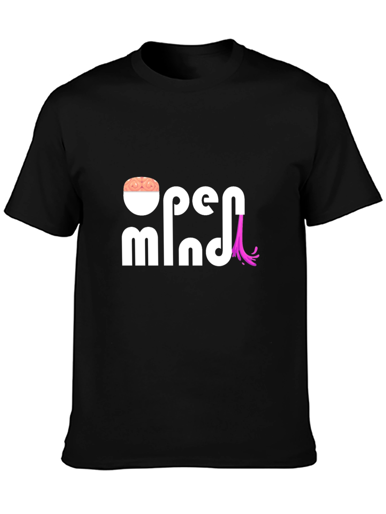 Open Mind Graphic T-Shirt - Brain Power