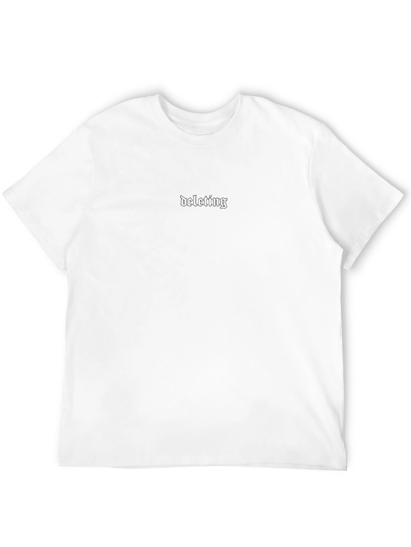 Deleting Black Graphic T-Shirt