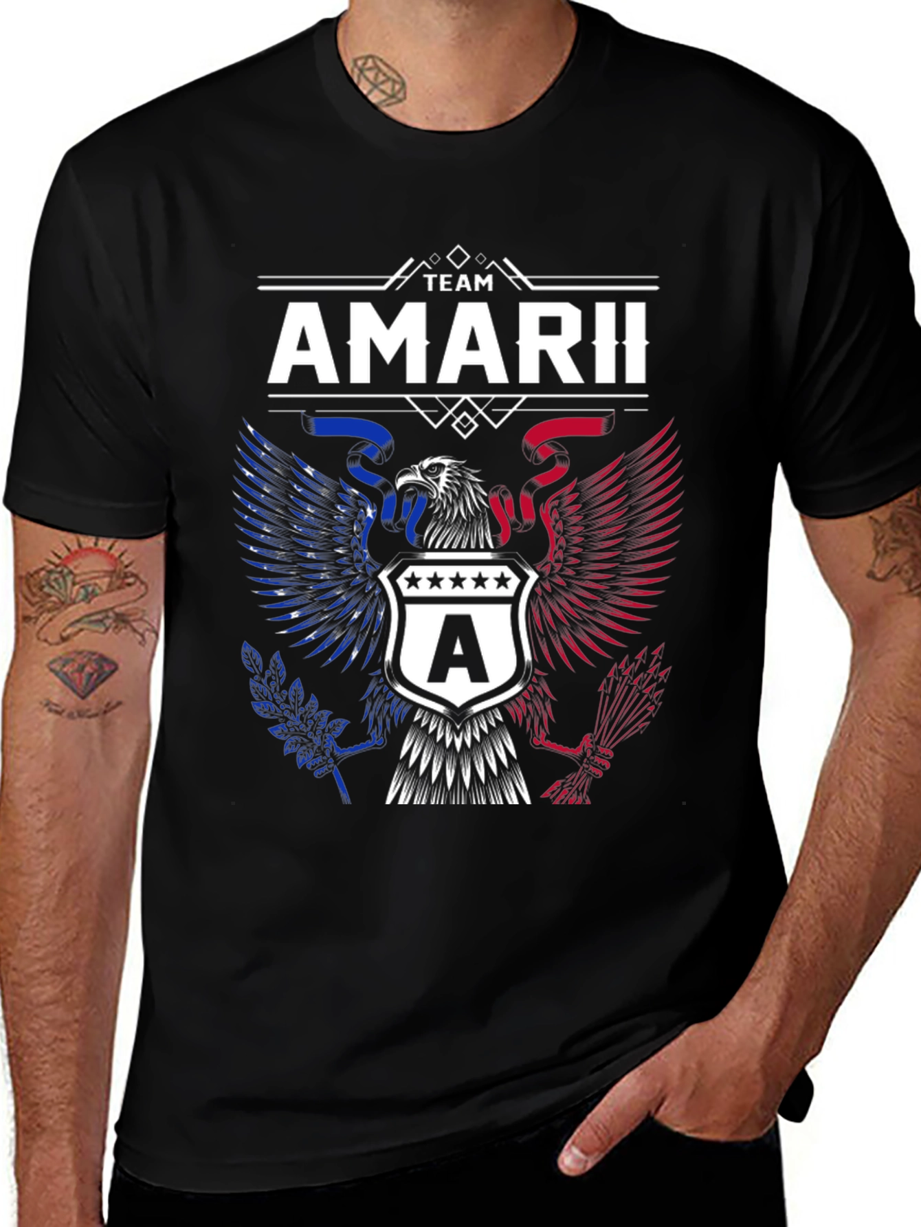 Team Amarii Eagle Crest Graphic T-Shirt