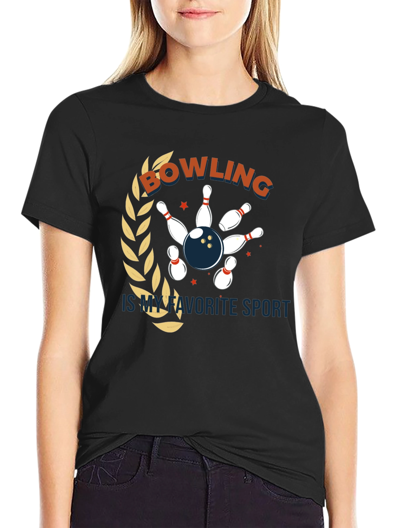 Bowling is My Favorite Sport Graphic Tee