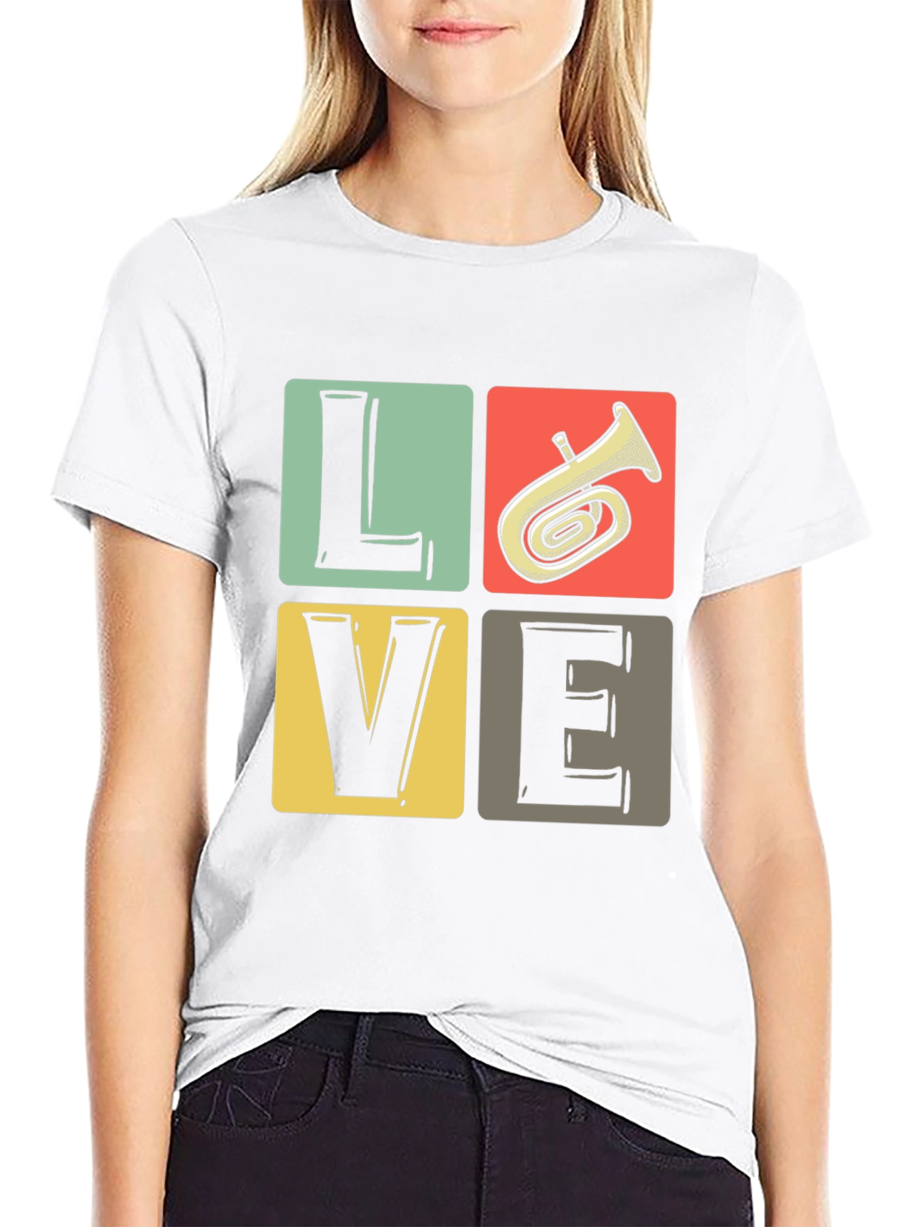 Love Tuba T-Shirt Music Lover Tee
