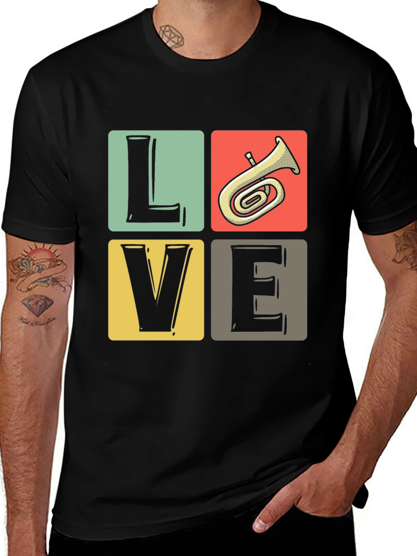 Love Tuba T-Shirt Music Lover Tee
