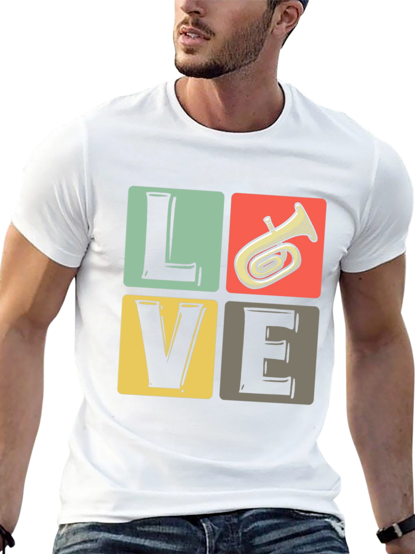 Love Tuba T-Shirt Music Lover Tee