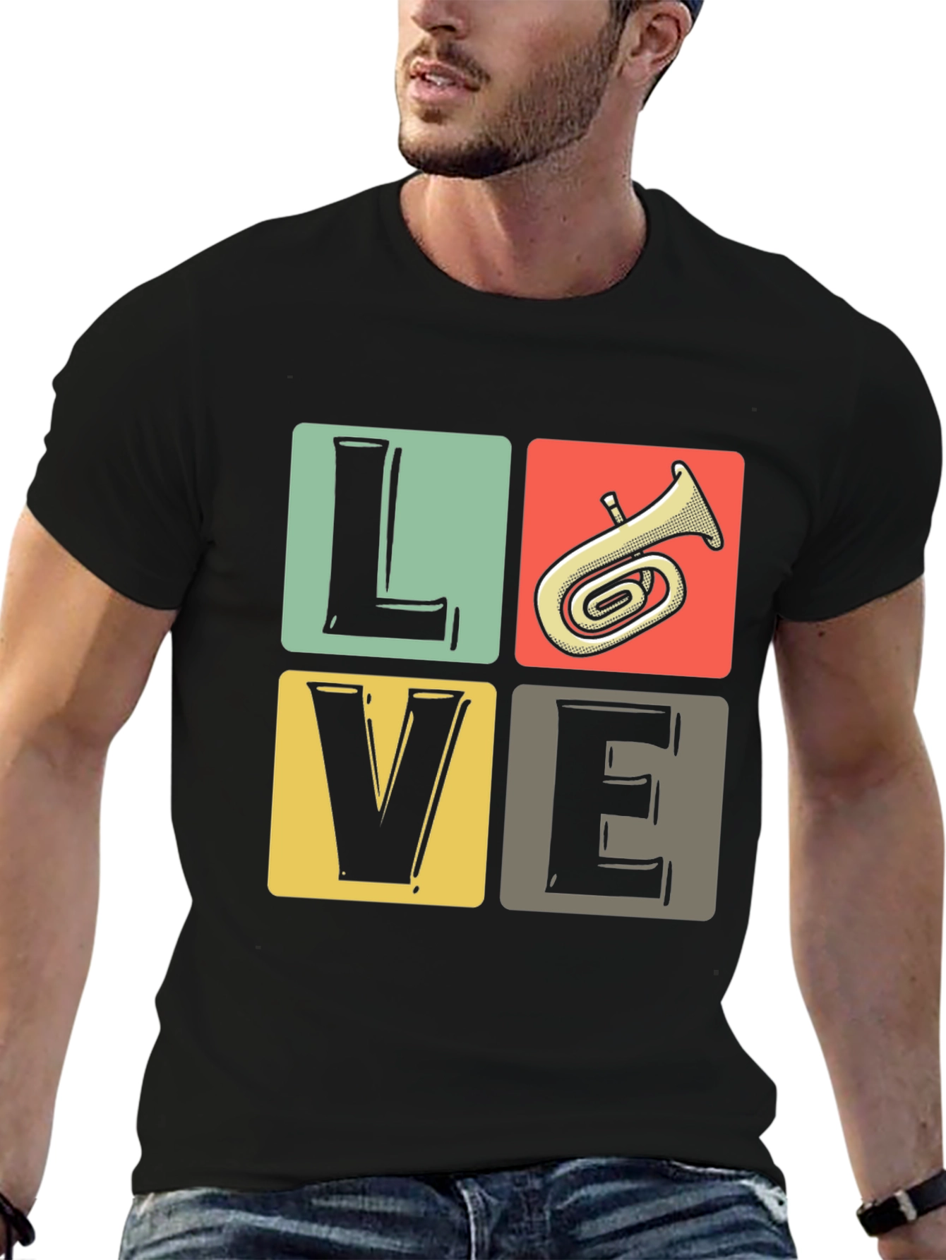Love Tuba T-Shirt Music Lover Tee