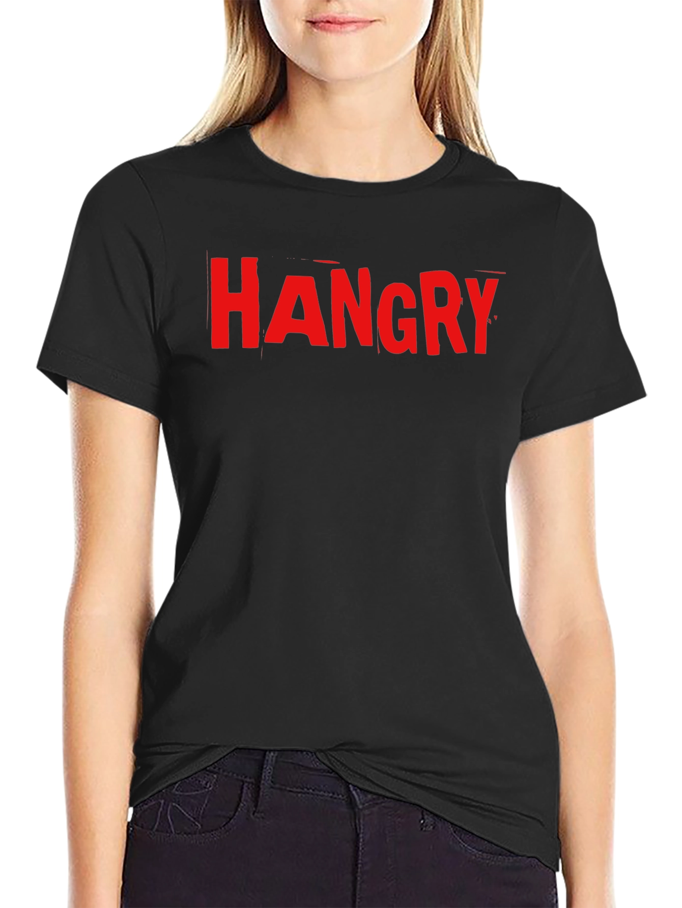 Hangry Graphic T-Shirt - Funny Foodie Tee