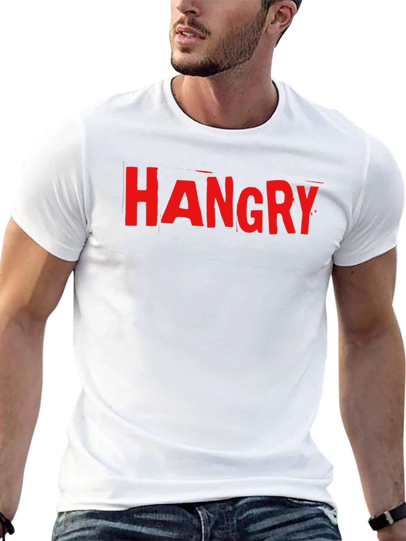 Hangry Graphic T-Shirt - Funny Foodie Tee