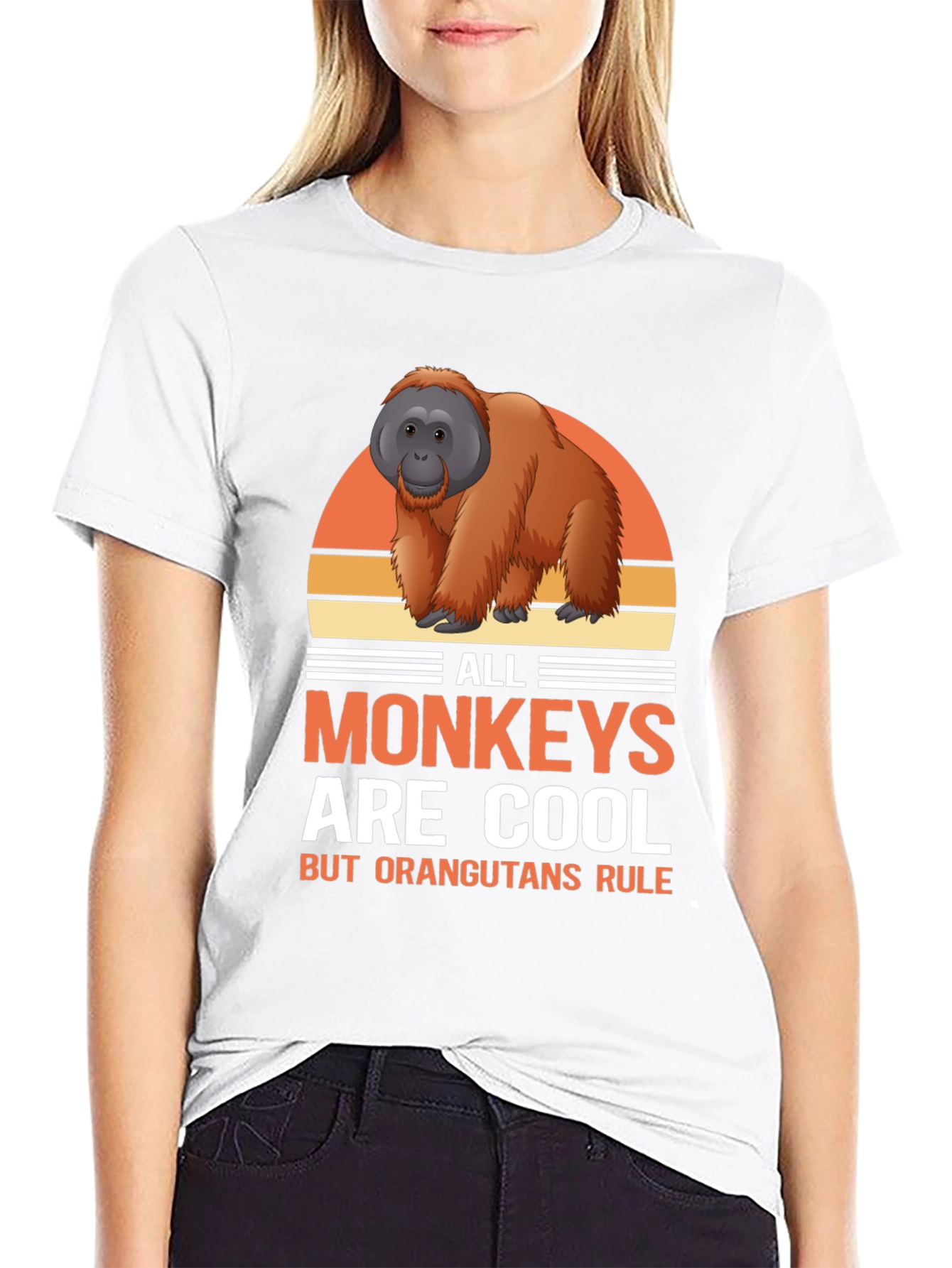 Cool Orangutan Graphic Tee