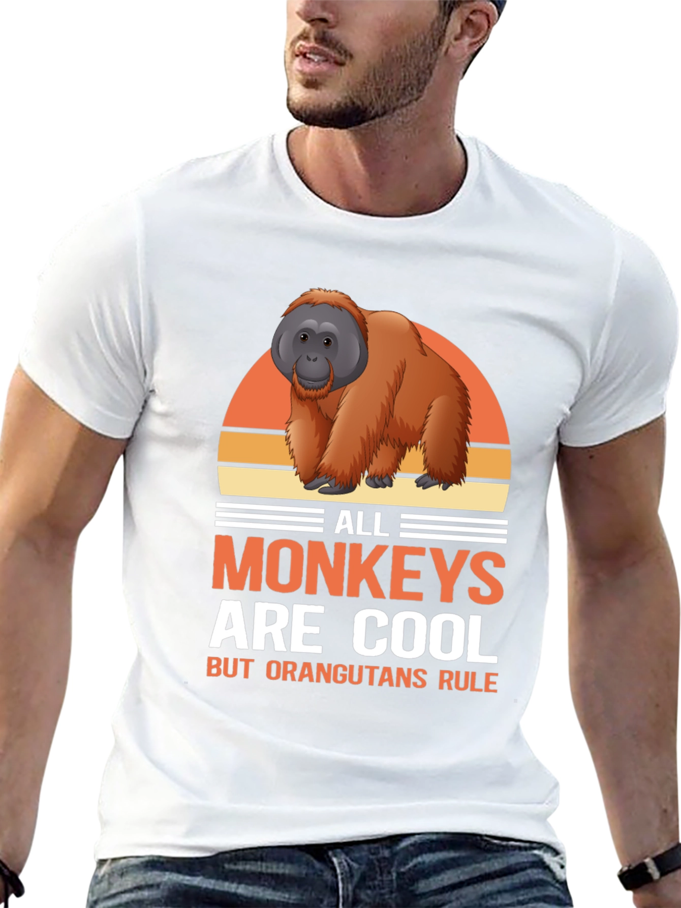 Cool Orangutan Graphic Tee