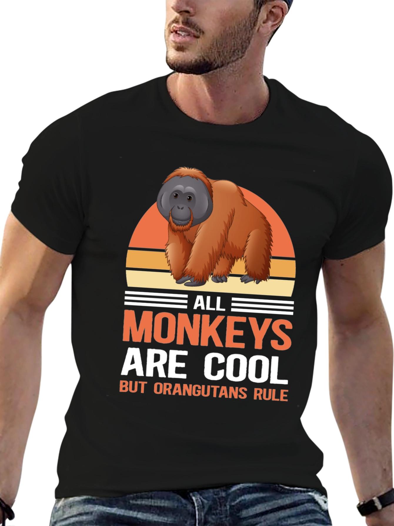 Cool Orangutan Graphic Tee