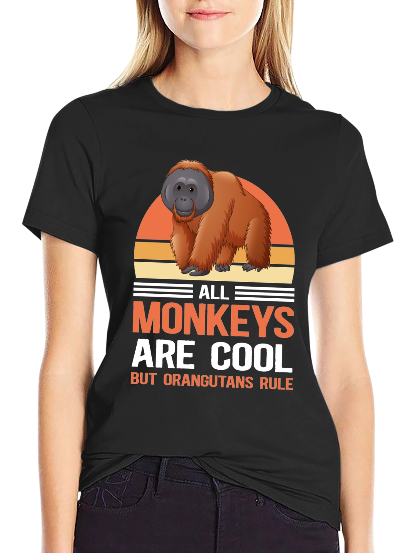Cool Orangutan Graphic Tee