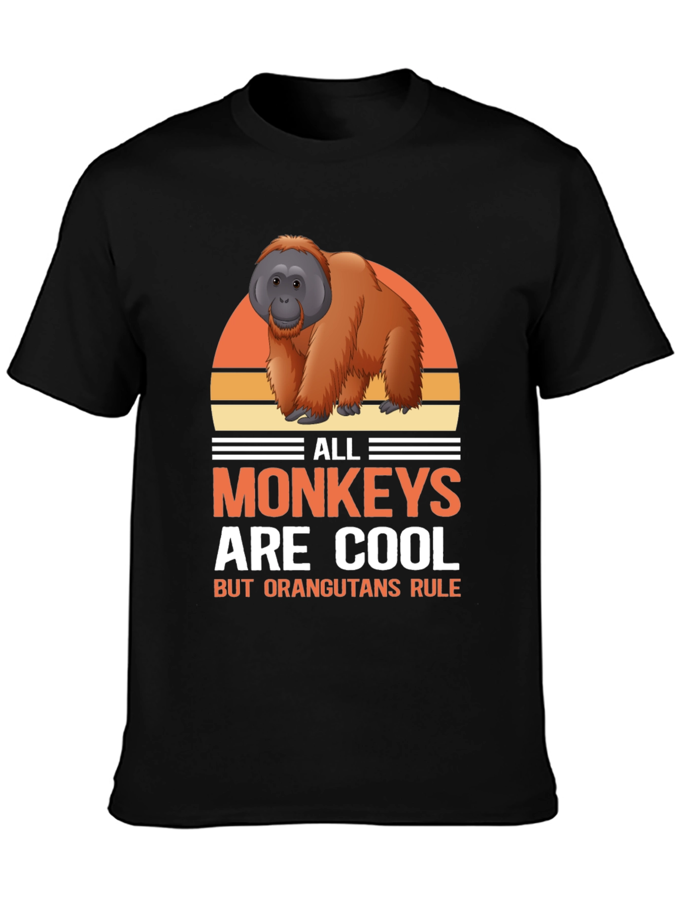 Cool Orangutan Graphic Tee