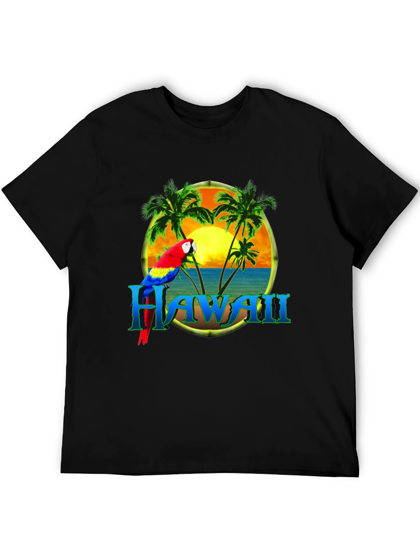 Hawaii Parrot Paradise Graphic Tee