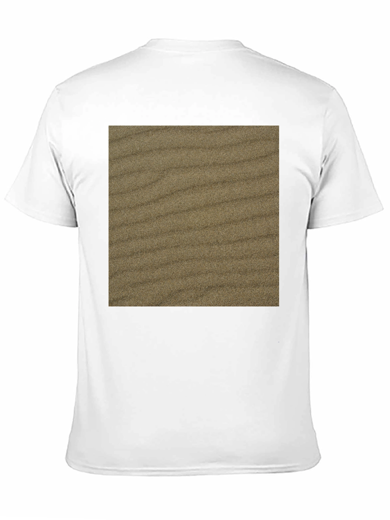 Sand Texture Graphic Tee - Black Cotton Comfort