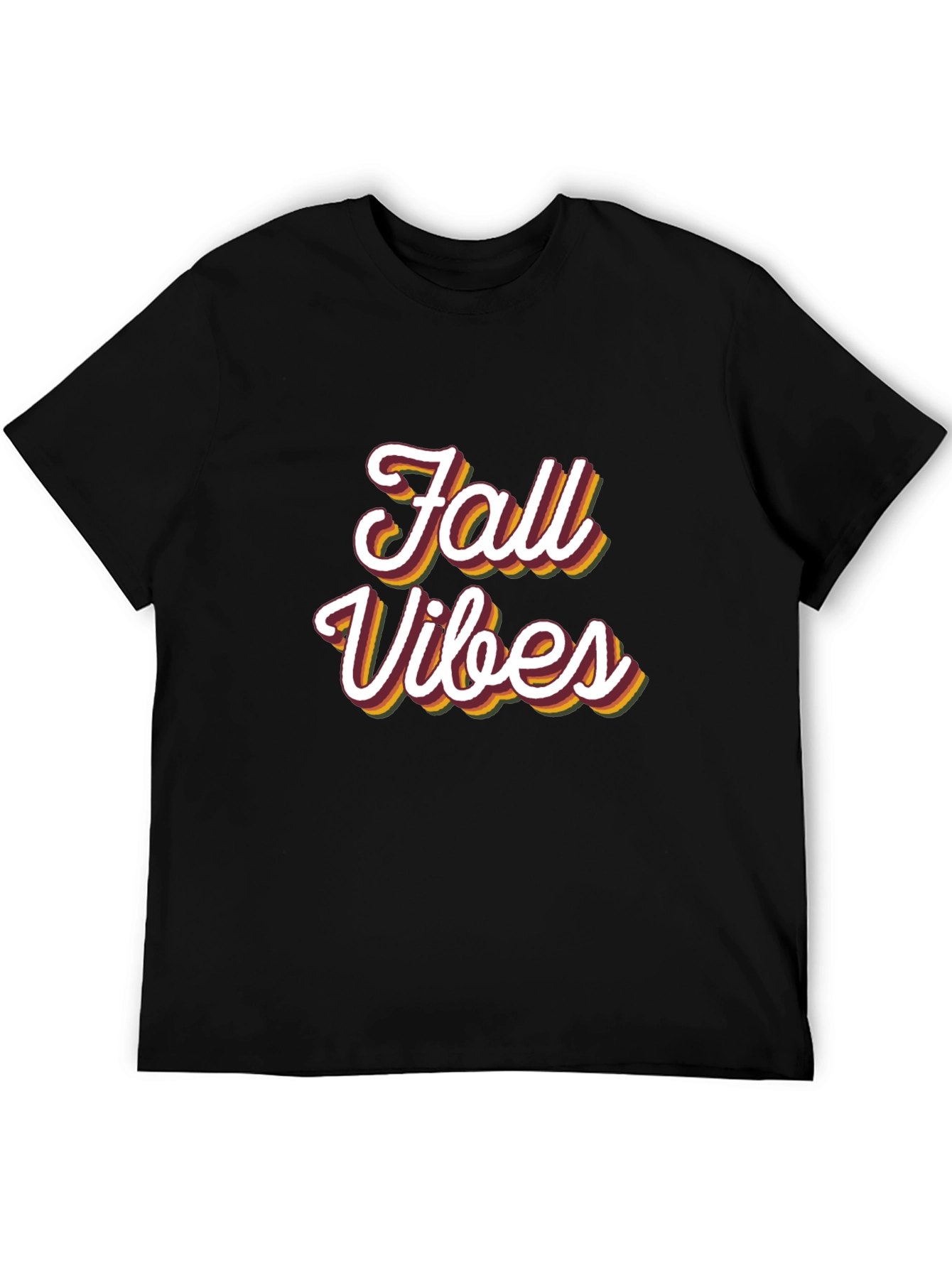 Fall Vibes Black T-Shirt