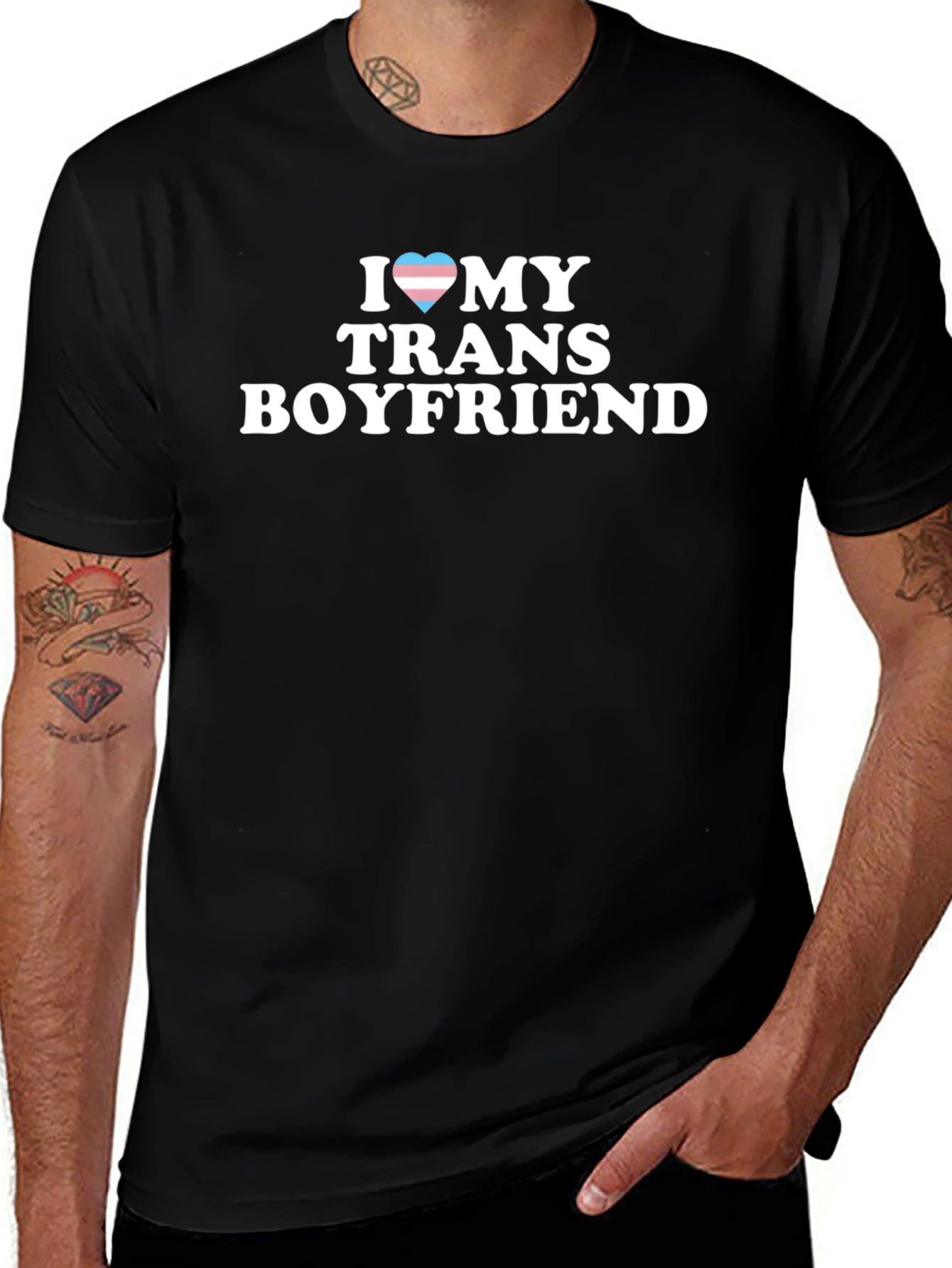 I Heart My Trans Boyfriend Graphic Tee