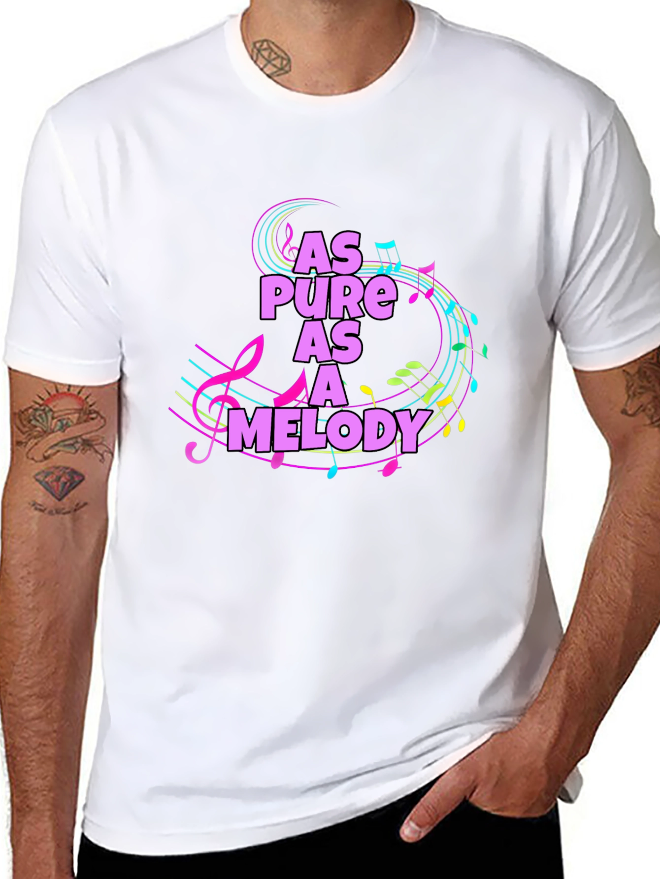 As Pure As A Melody Graphic T-Shirt