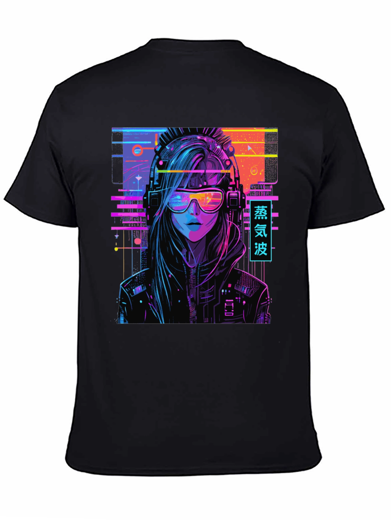 Cyberpunk Vaporwave Graphic T-Shirt