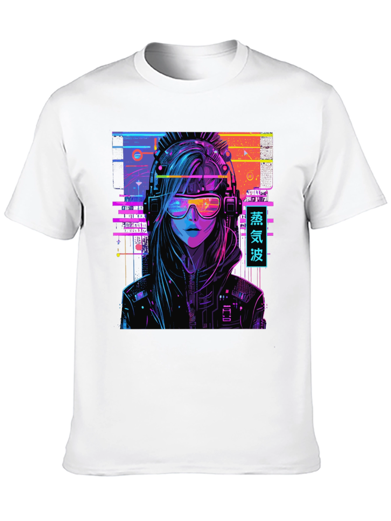 Cyberpunk Vaporwave Graphic T-Shirt