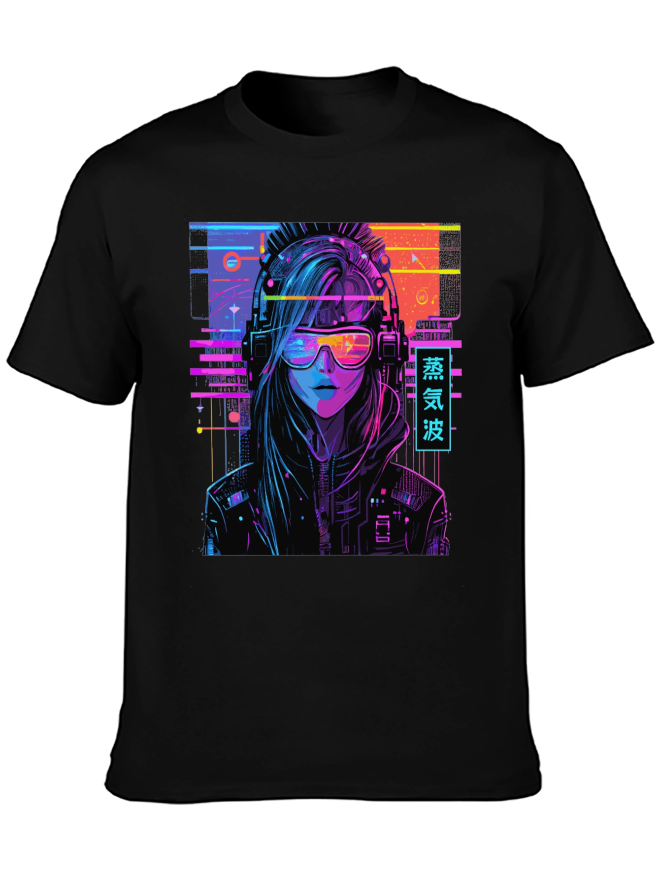 Cyberpunk Vaporwave Graphic T-Shirt