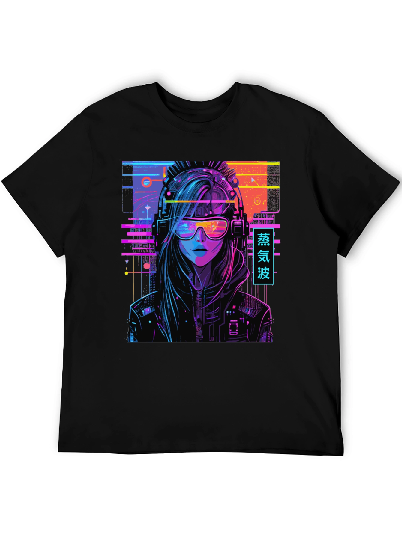 Cyberpunk Vaporwave Graphic T-Shirt