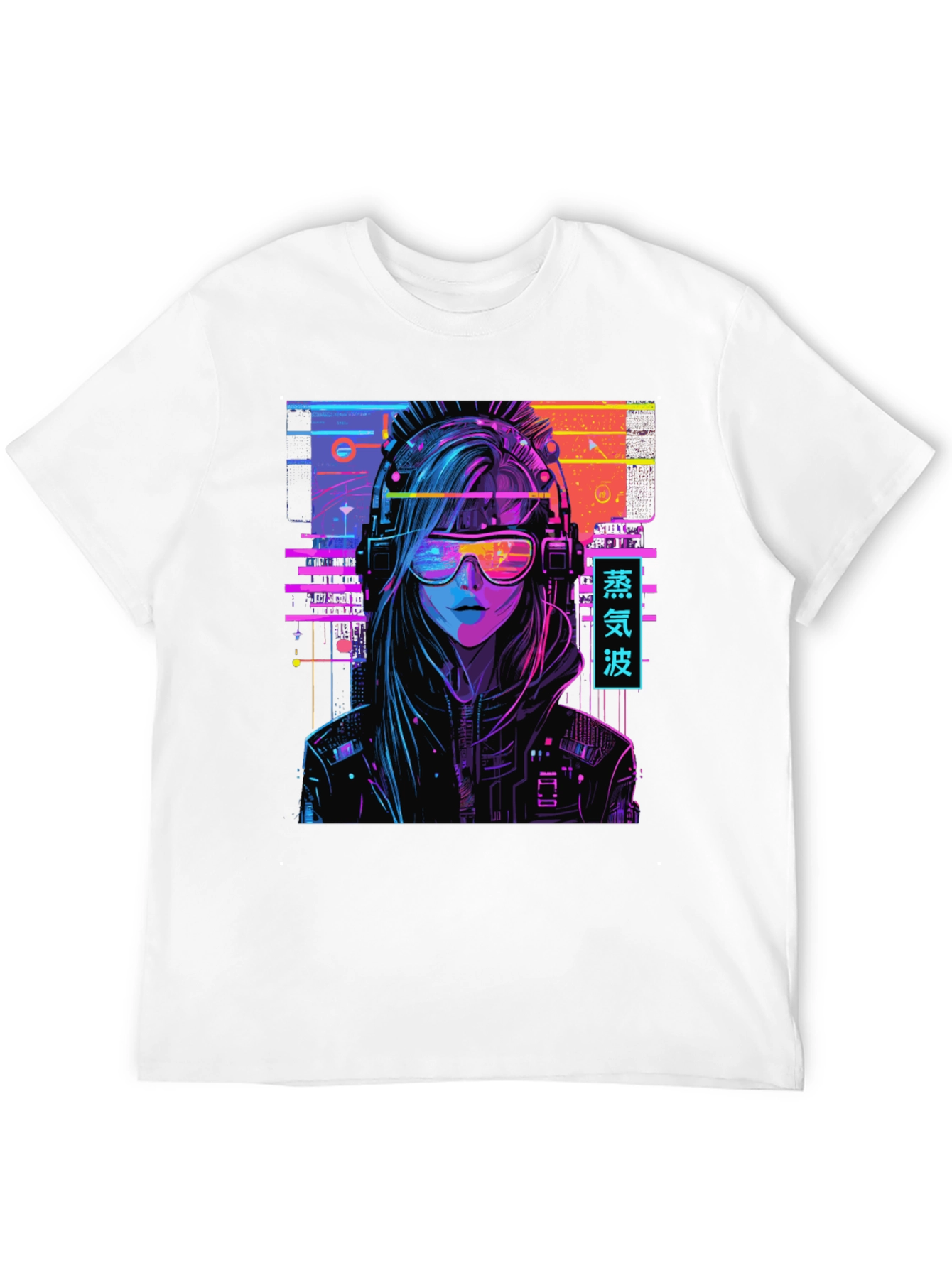 Cyberpunk Vaporwave Graphic T-Shirt
