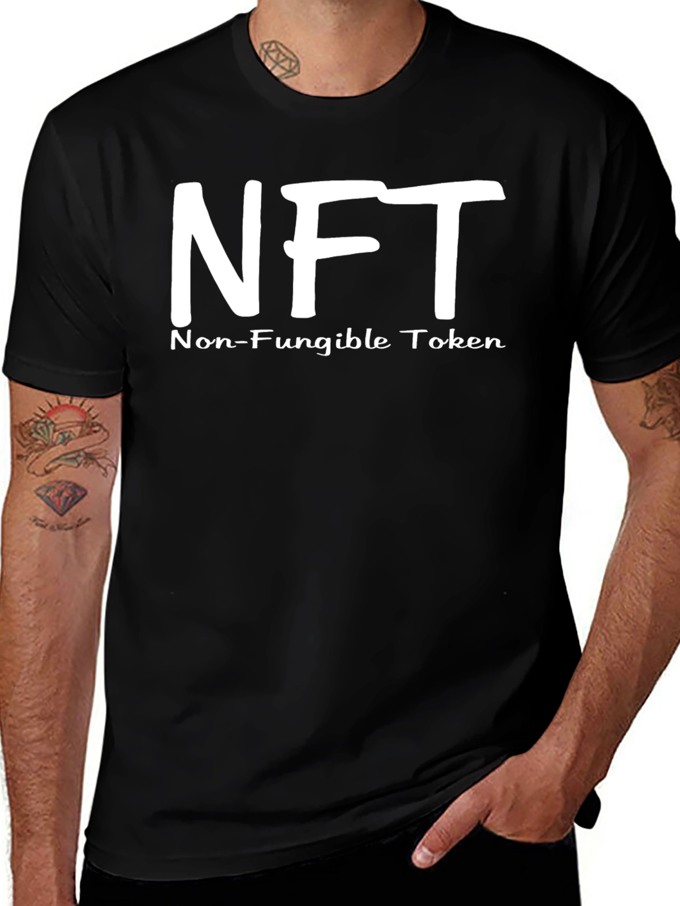 NFT Non-Fungible Token Black T-Shirt