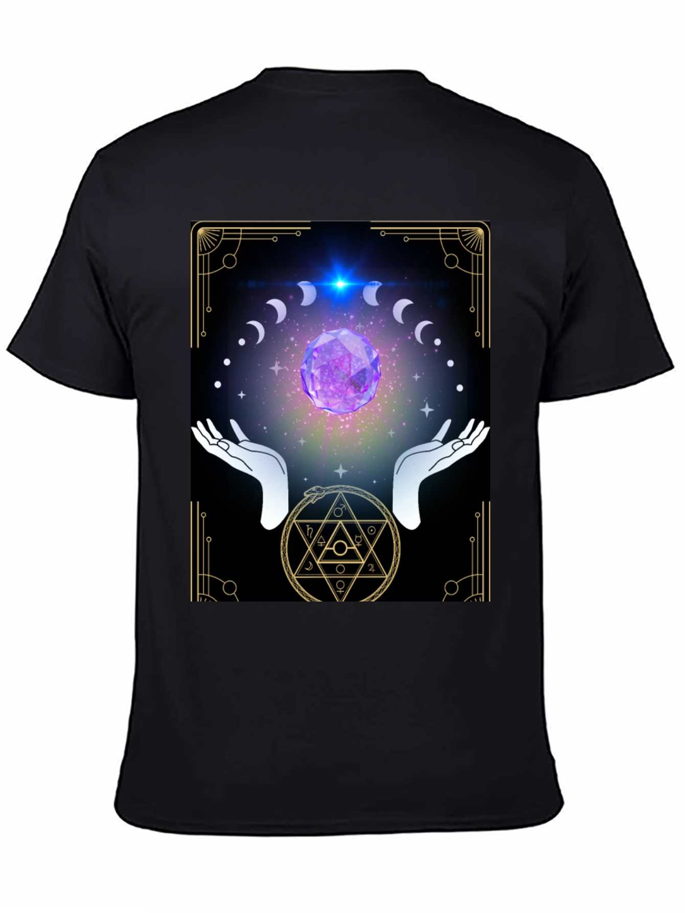 Mystic Moon Phase Graphic Tee