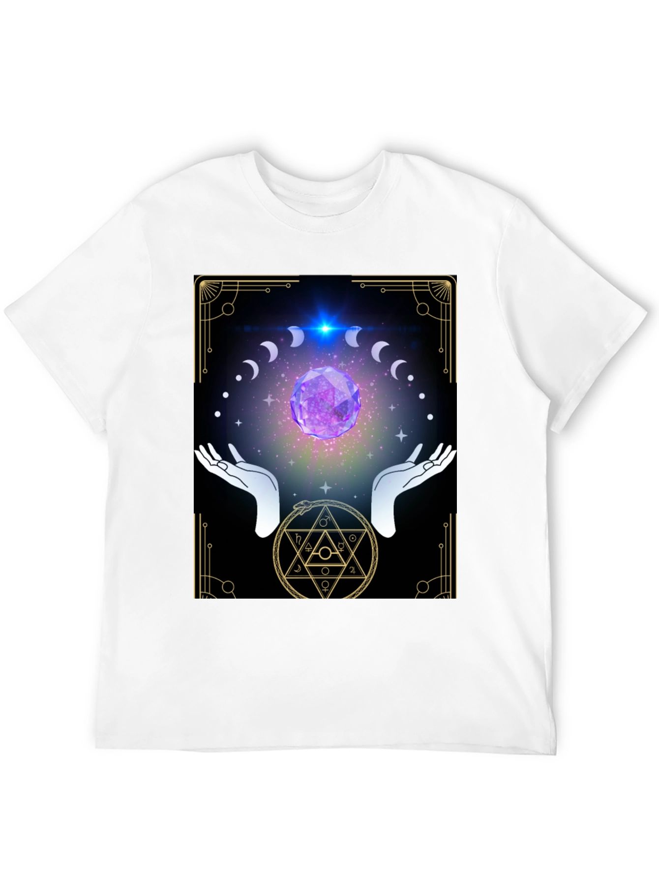 Mystic Moon Phase Graphic Tee