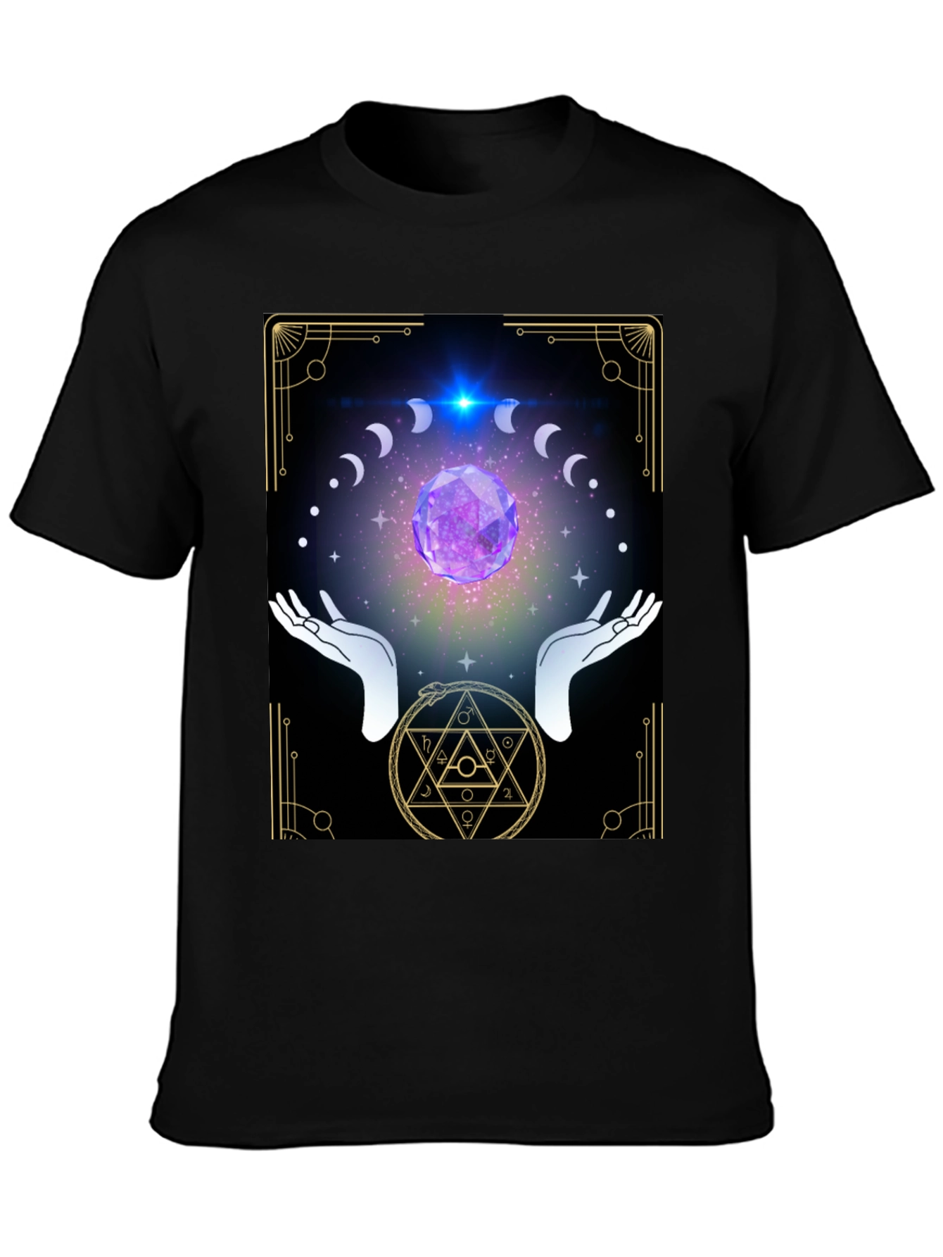 Mystic Moon Phase Graphic Tee