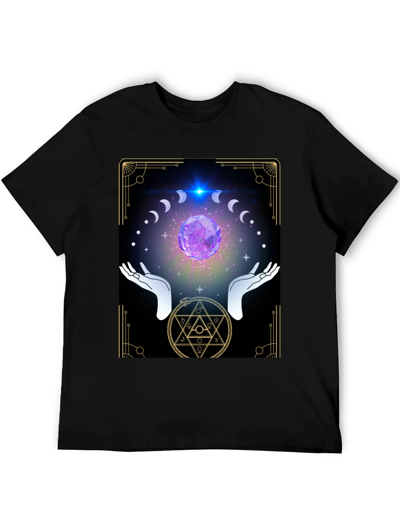 Mystic Moon Phase Graphic Tee