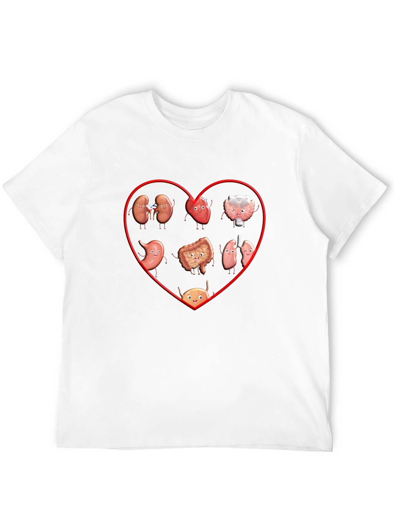 Cute Organ Heart T-Shirt