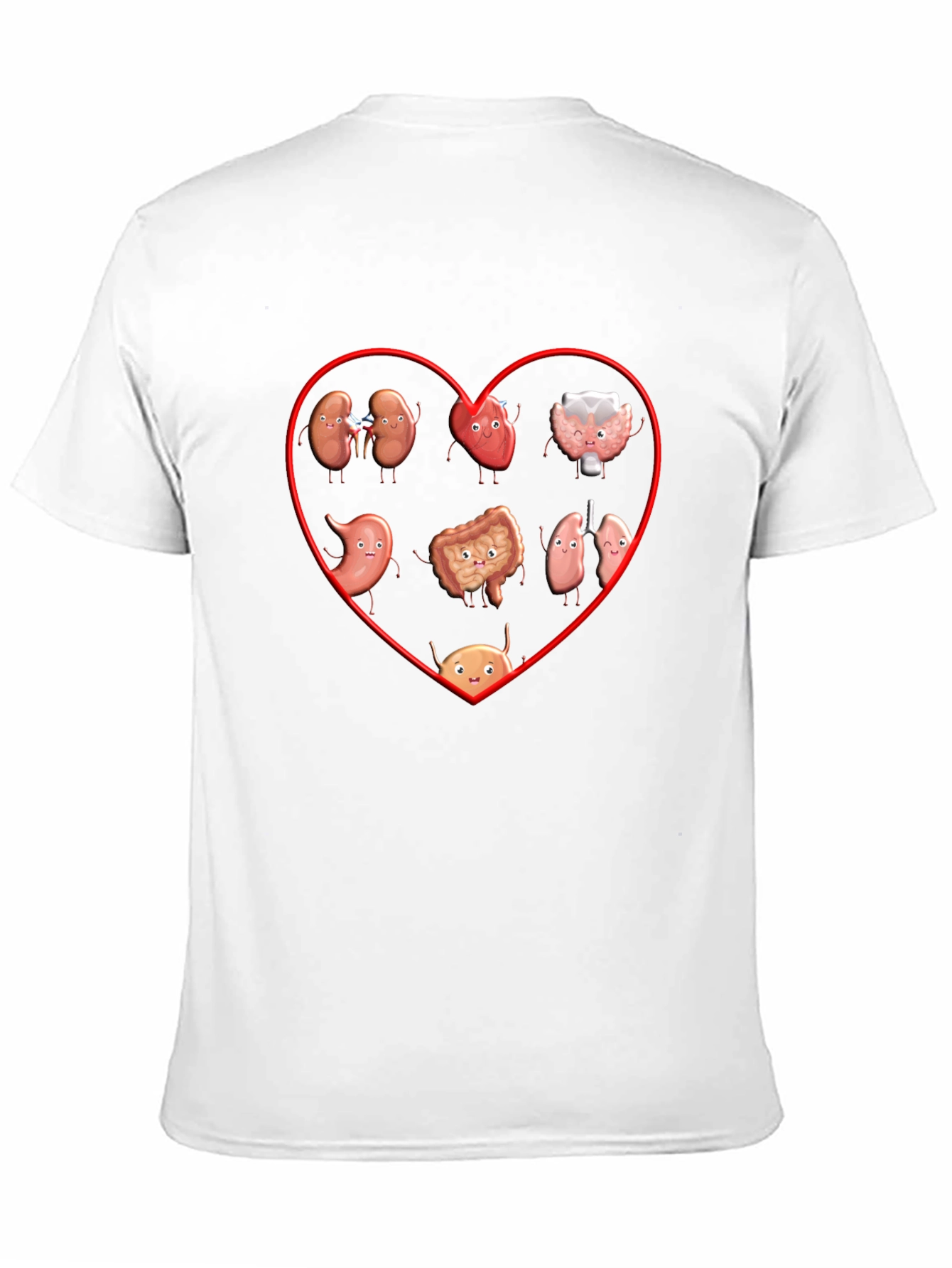 Cute Organ Heart T-Shirt