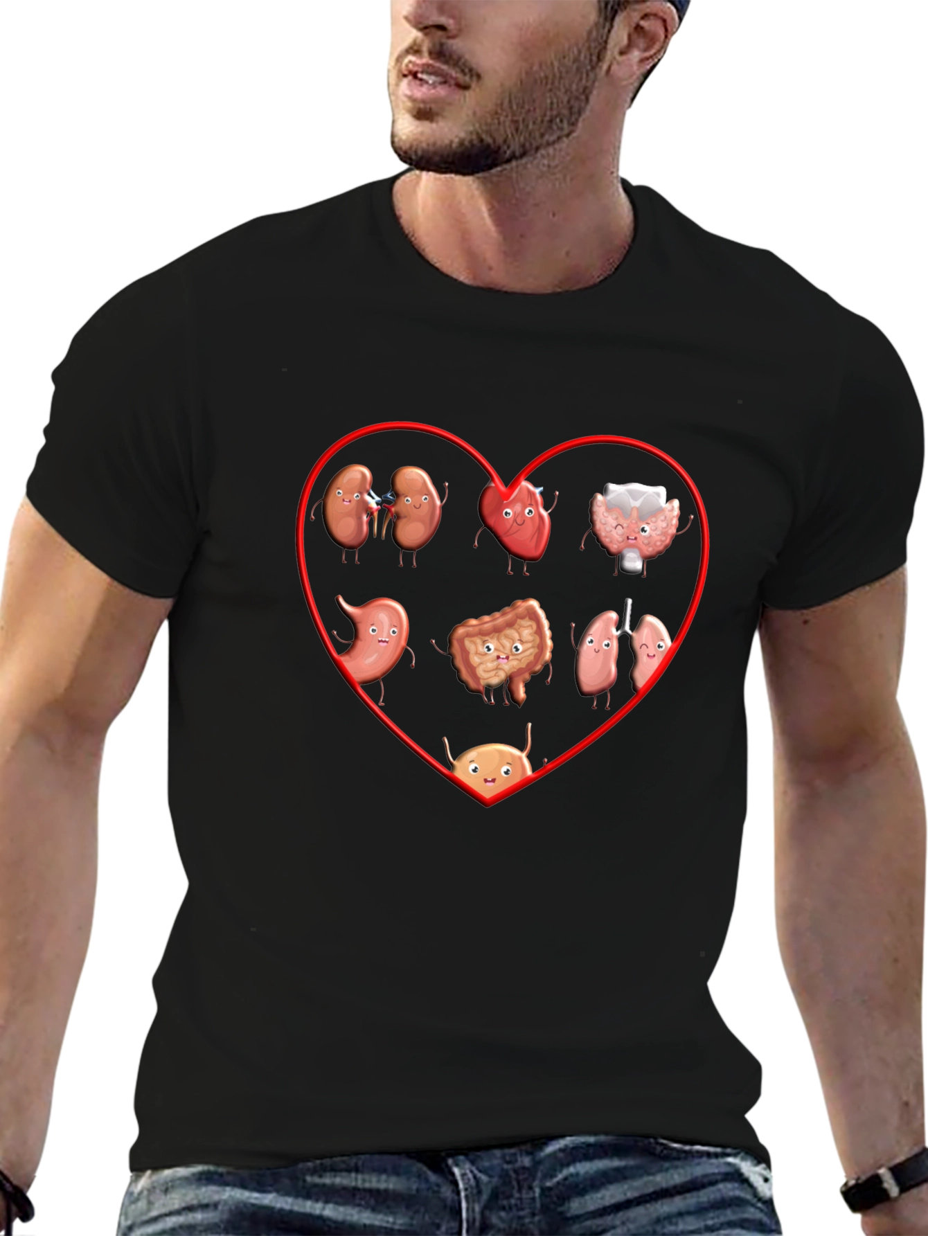 Cute Organ Heart T-Shirt