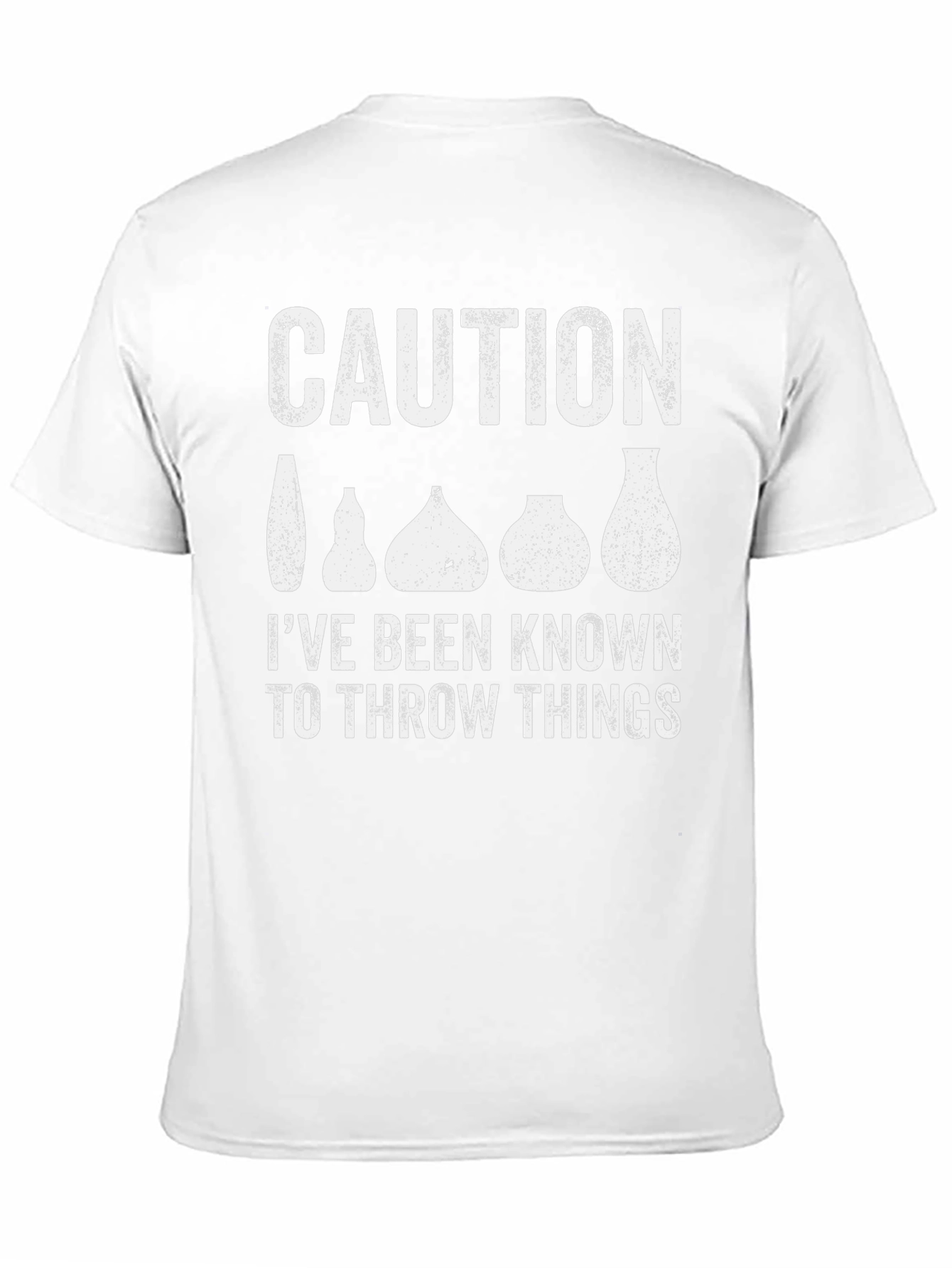 Caution: I Throw Things Pottery T-Shirt