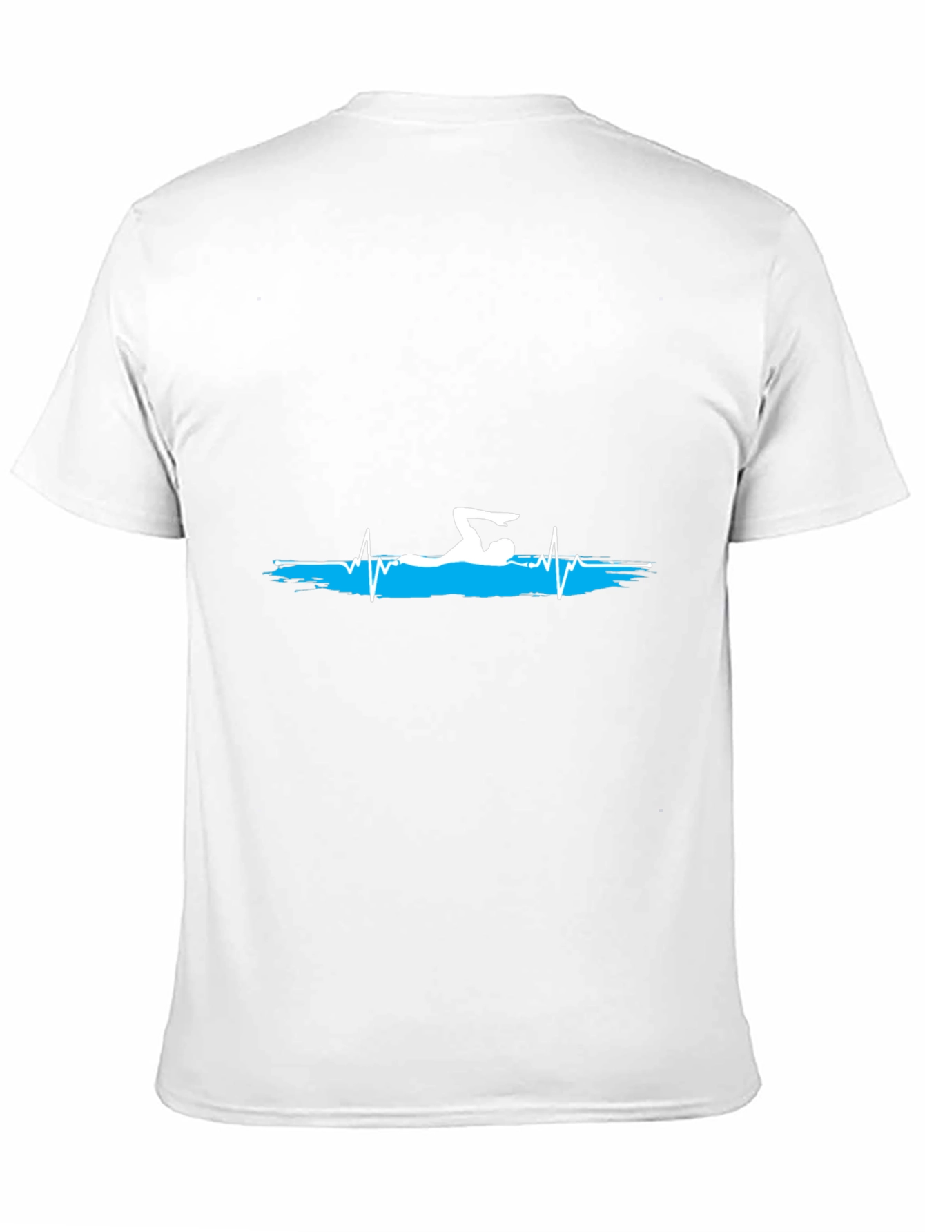Swimmer Heartbeat Graphic T-Shirt