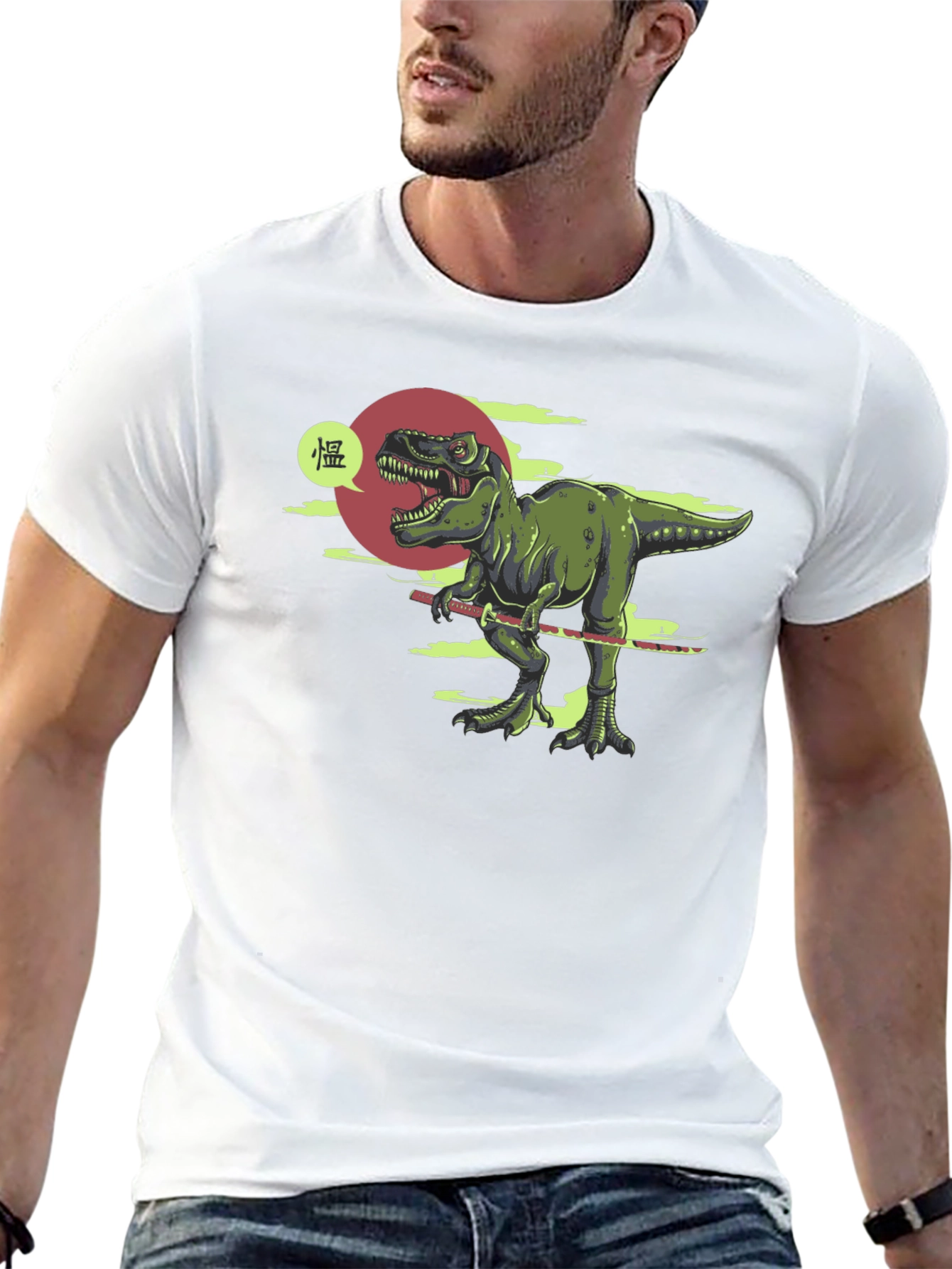 Samurai T-Rex Graphic Tee