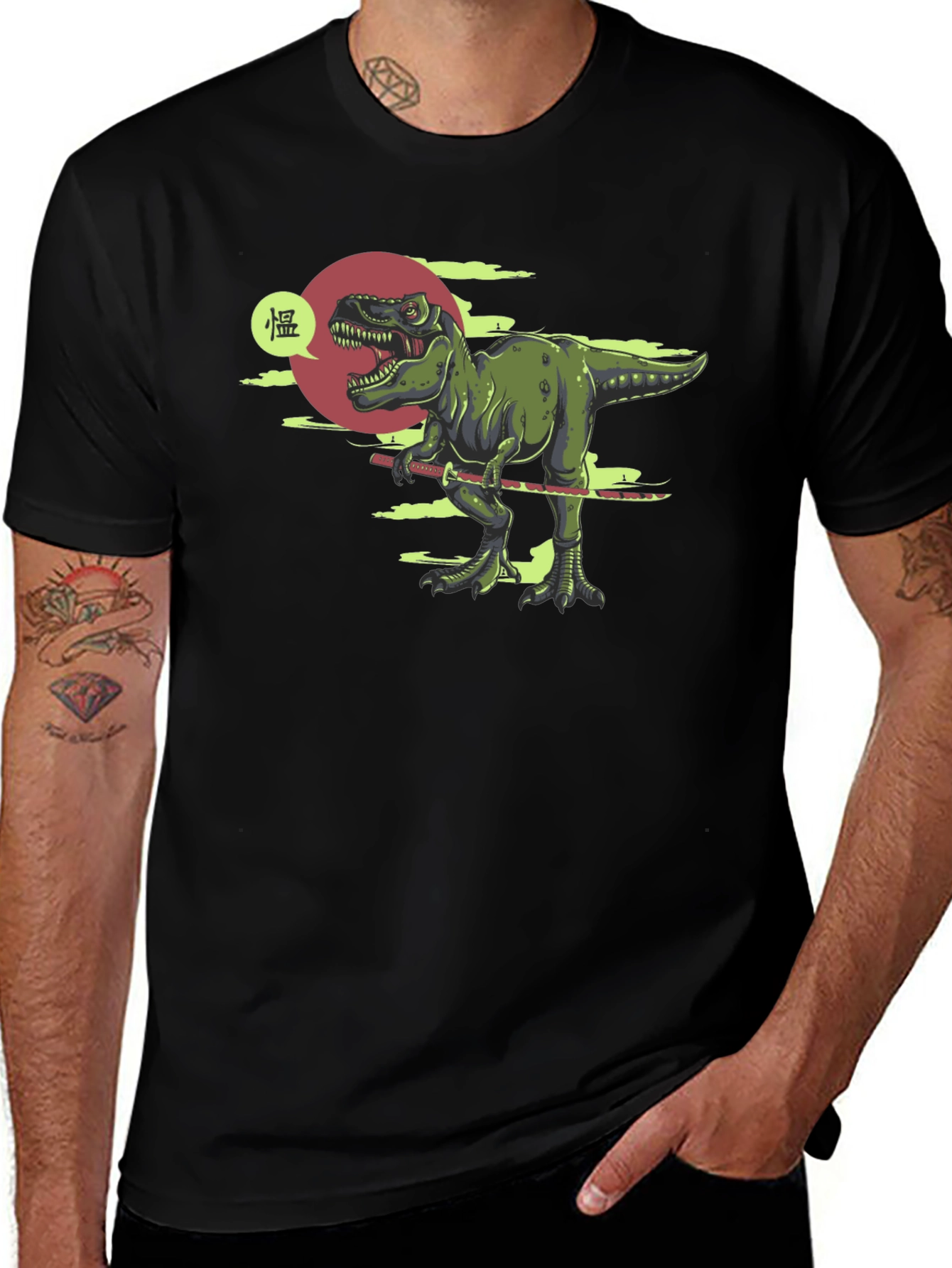 Samurai T-Rex Graphic Tee