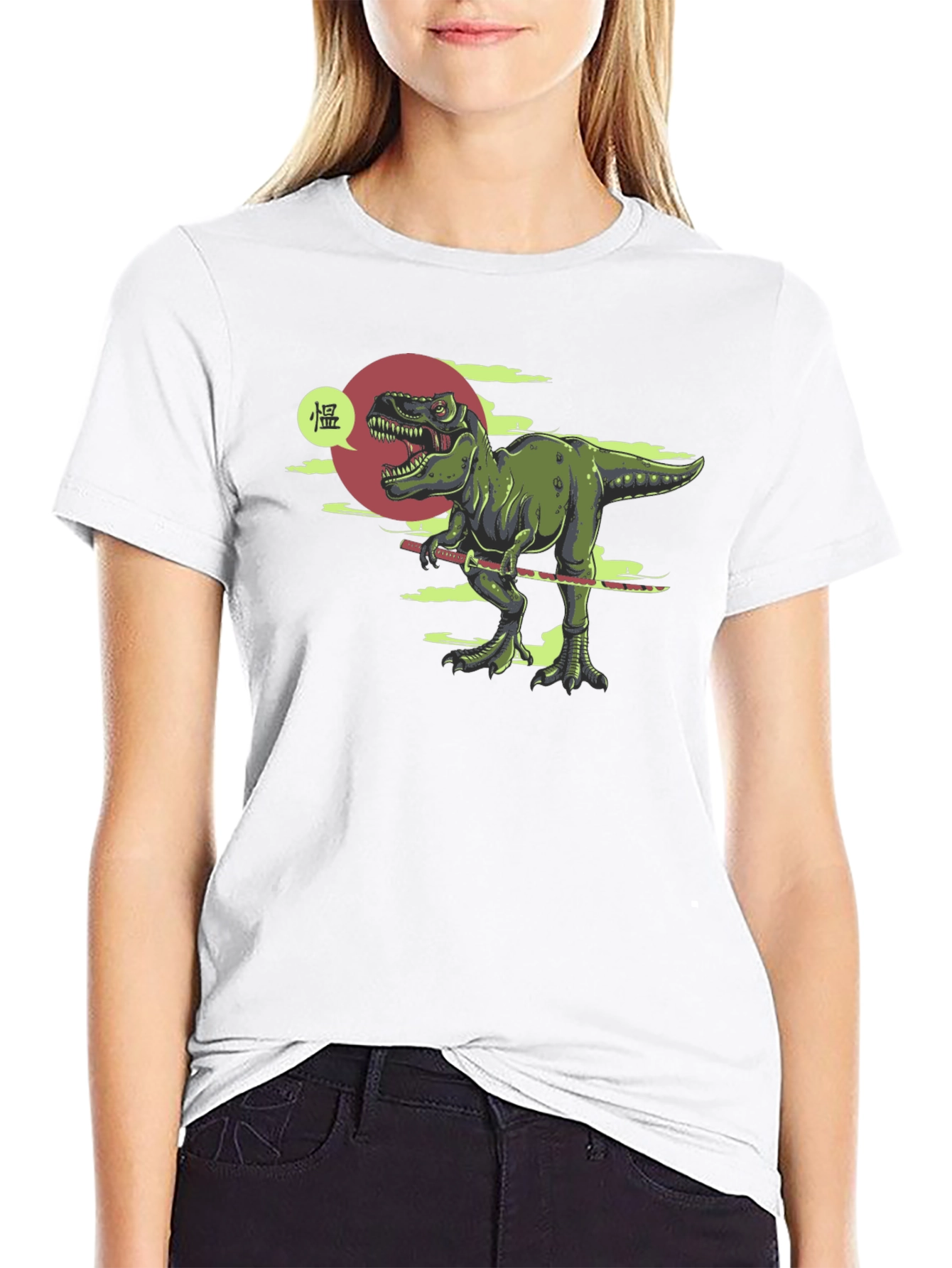 Samurai T-Rex Graphic Tee