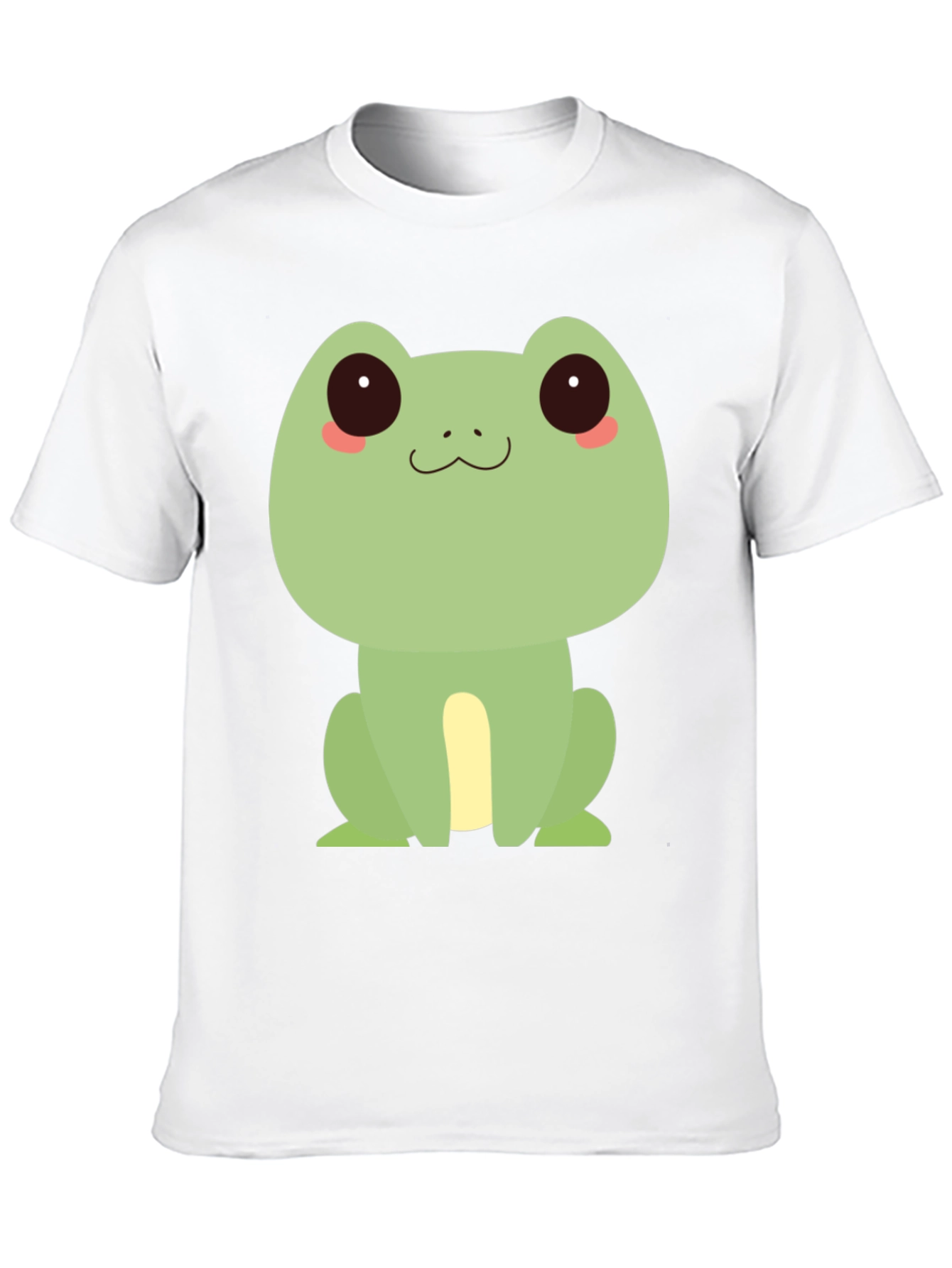 Cute Frog Graphic Tee - Mens Black T-Shirt