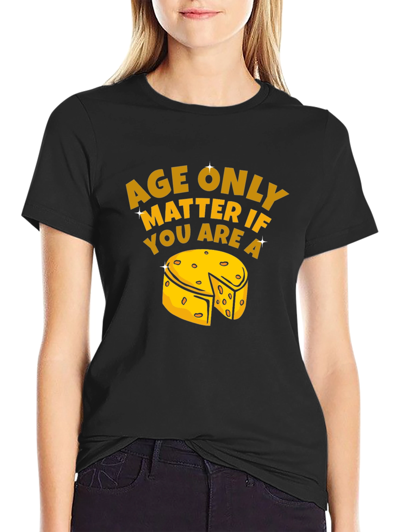 Age Only Matter Cheese T-Shirt