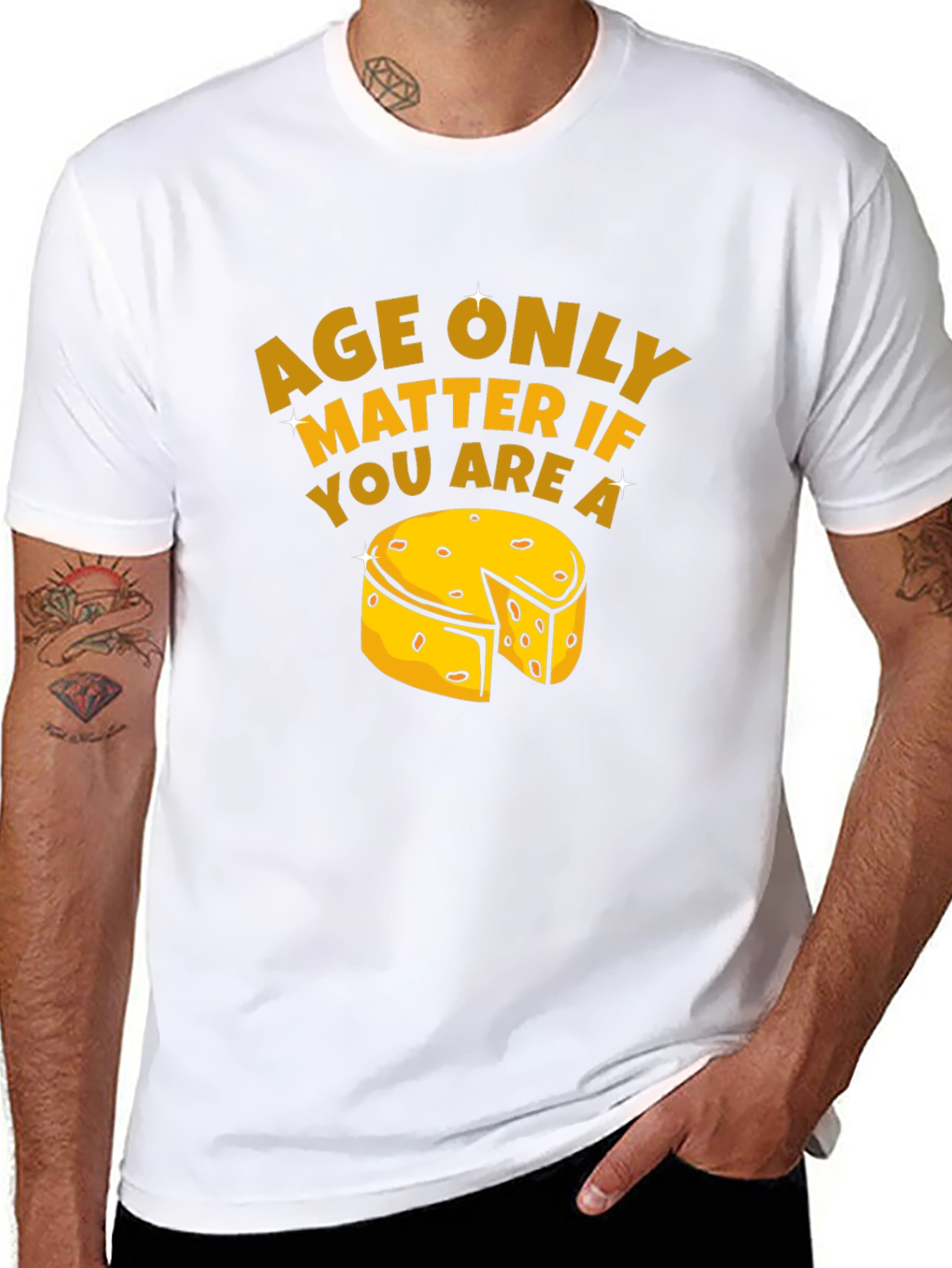 Age Only Matter Cheese T-Shirt