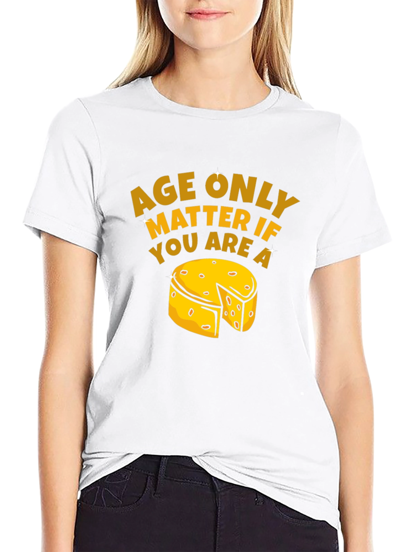 Age Only Matter Cheese T-Shirt