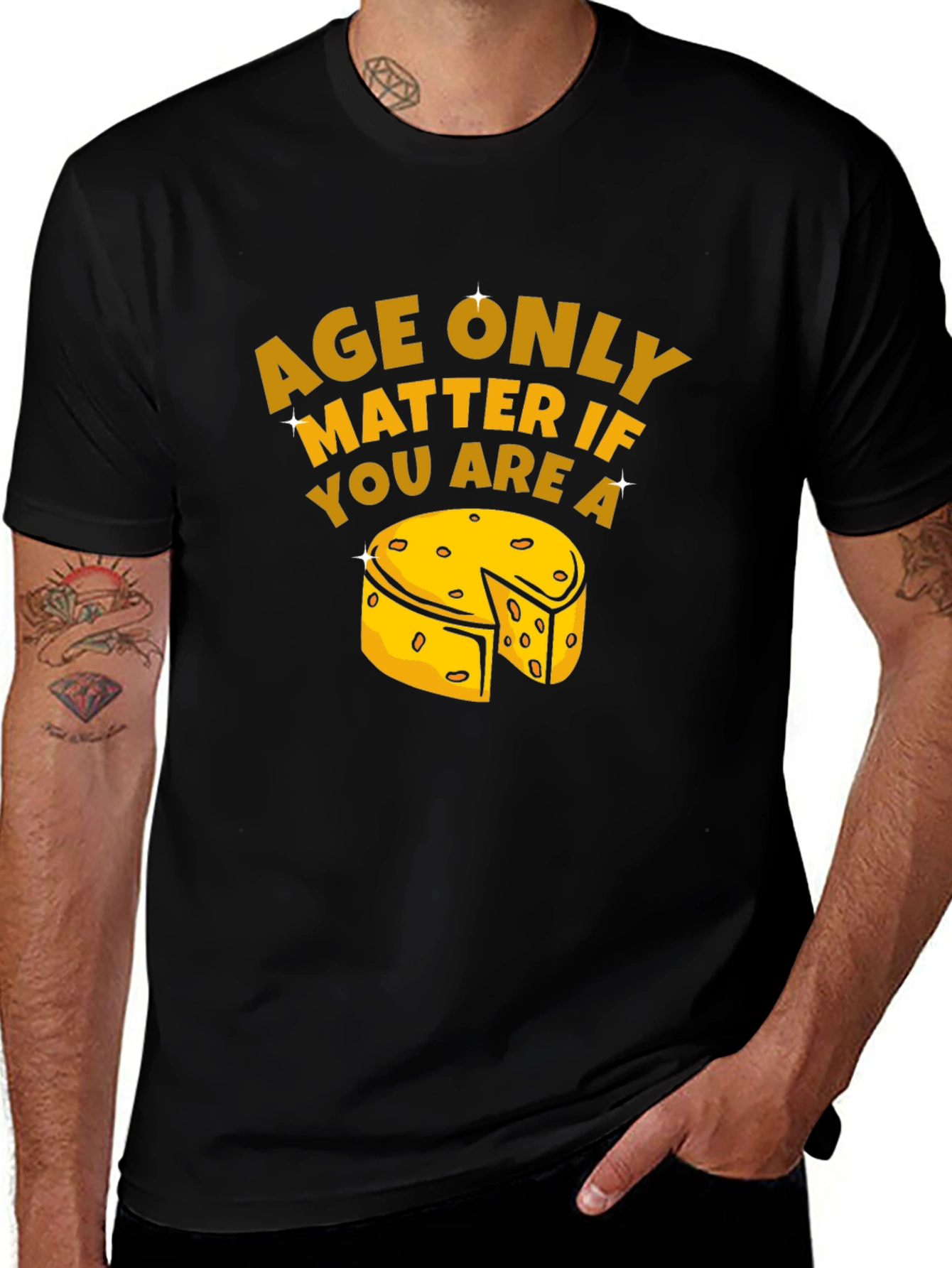Age Only Matter Cheese T-Shirt