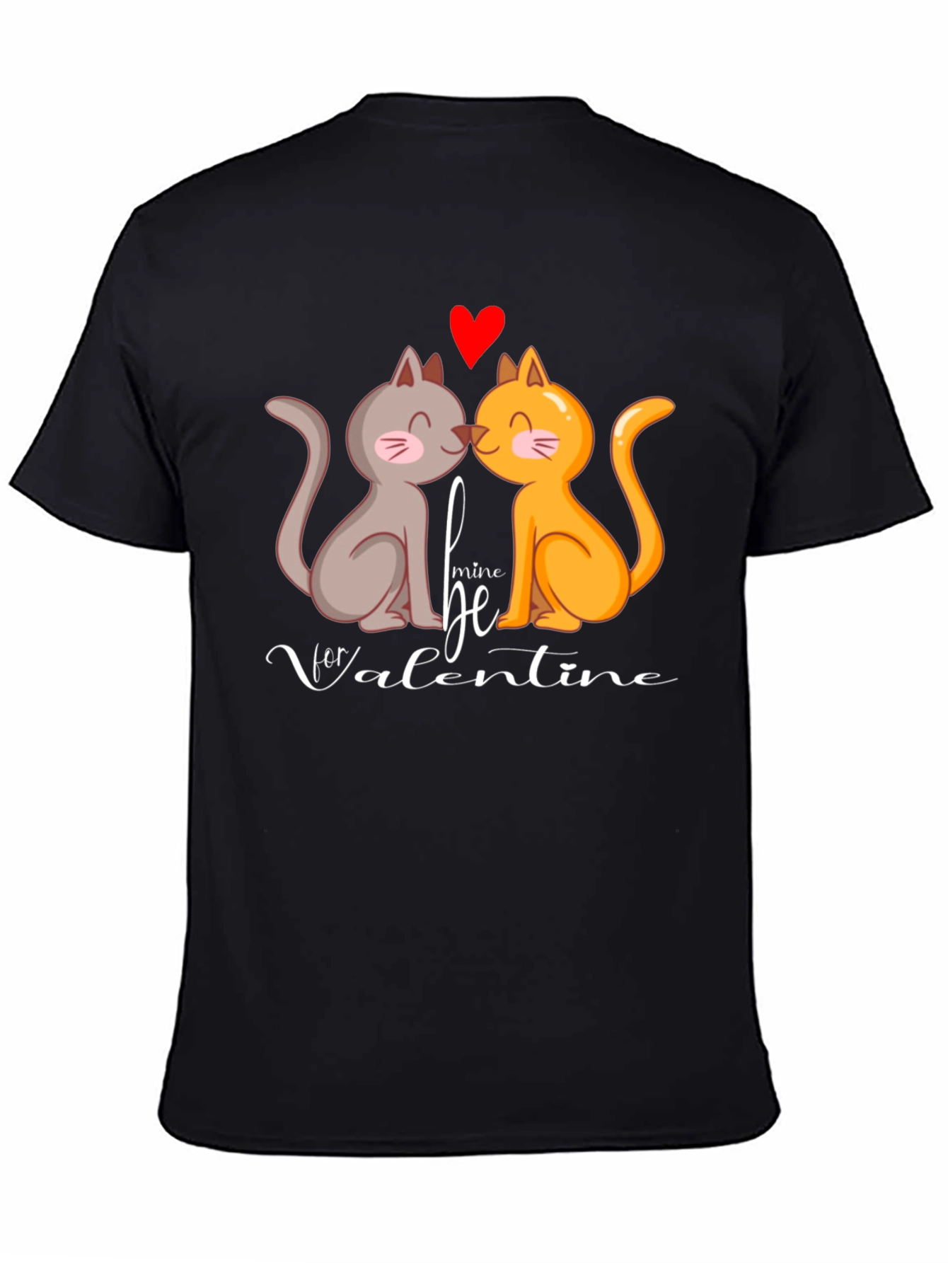Valentines Day Cats Graphic T-Shirt