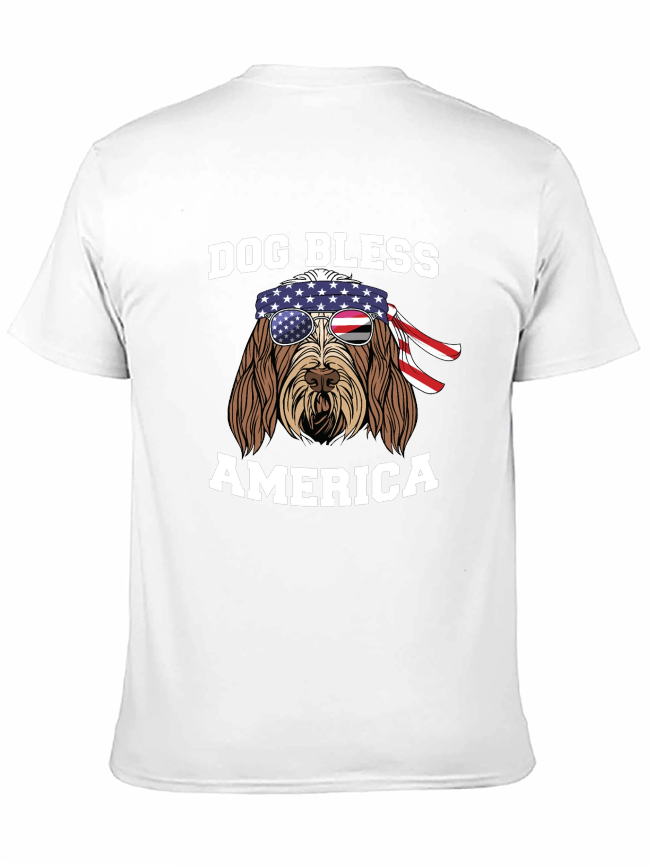 Dog Bless America T-Shirt - Patriotic Pup Tee