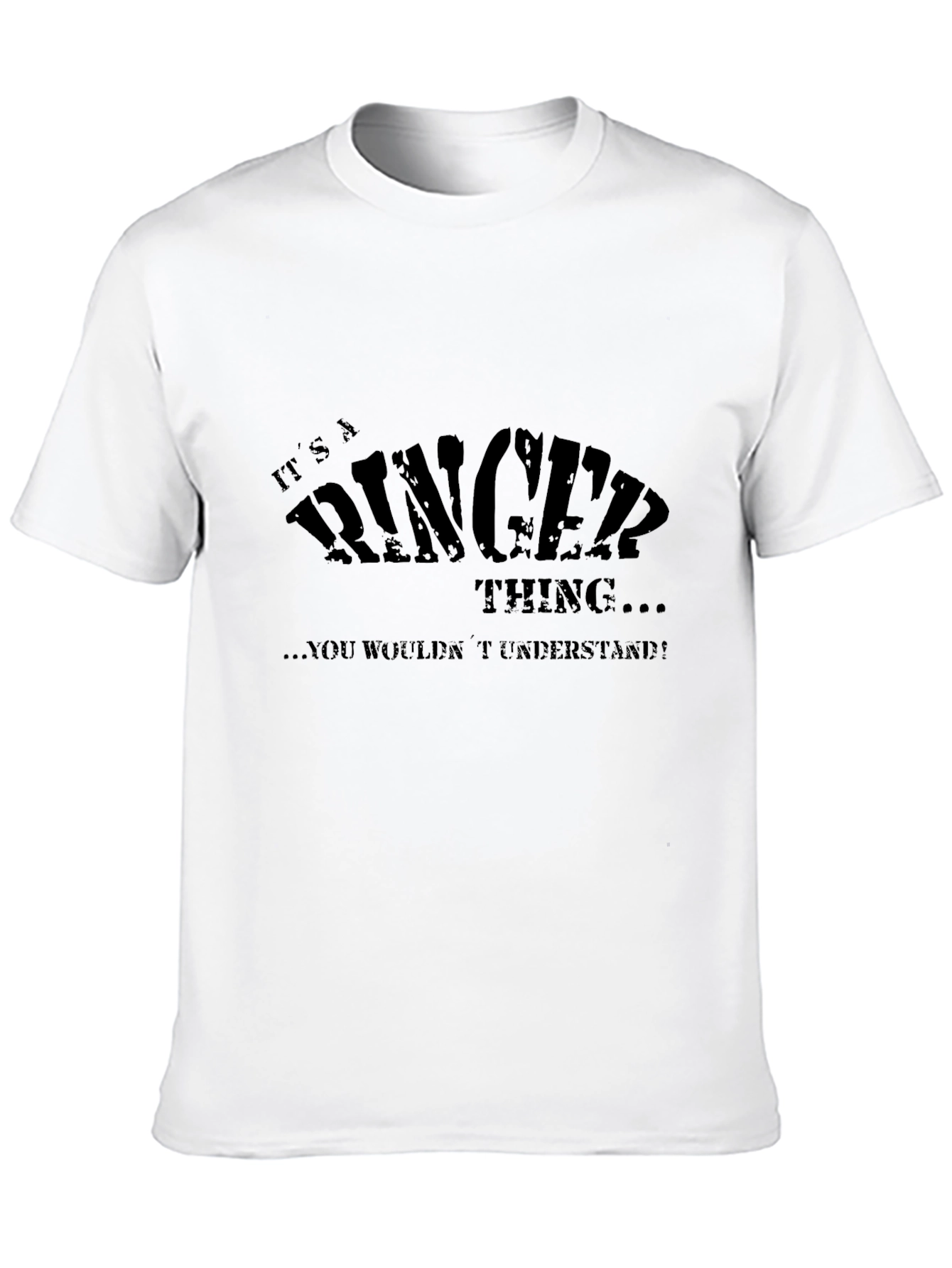 Its a Ringer Thing Mens Black T-Shirt