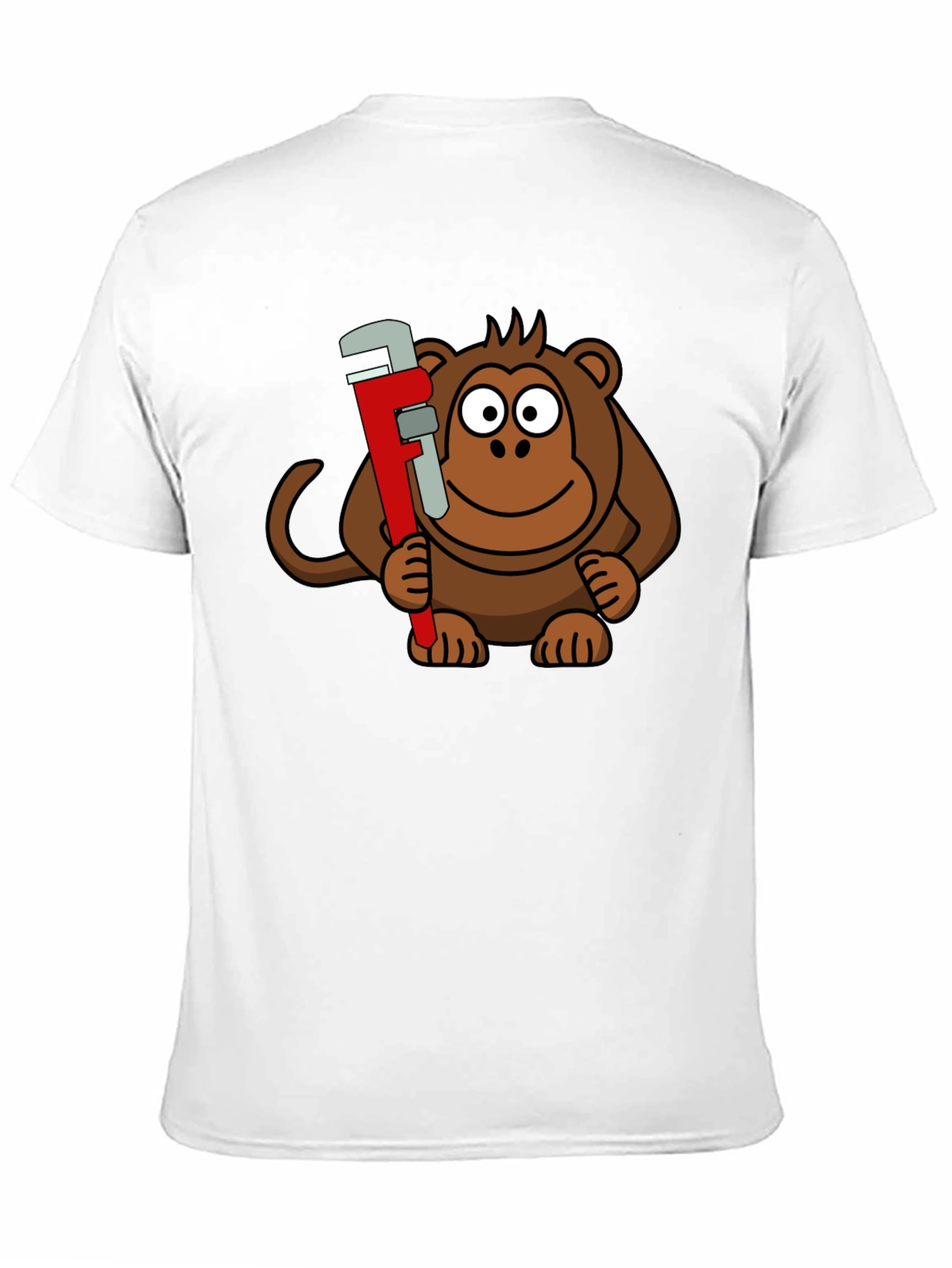 Monkey Wrench Graphic Tee - Black Cotton T-Shirt