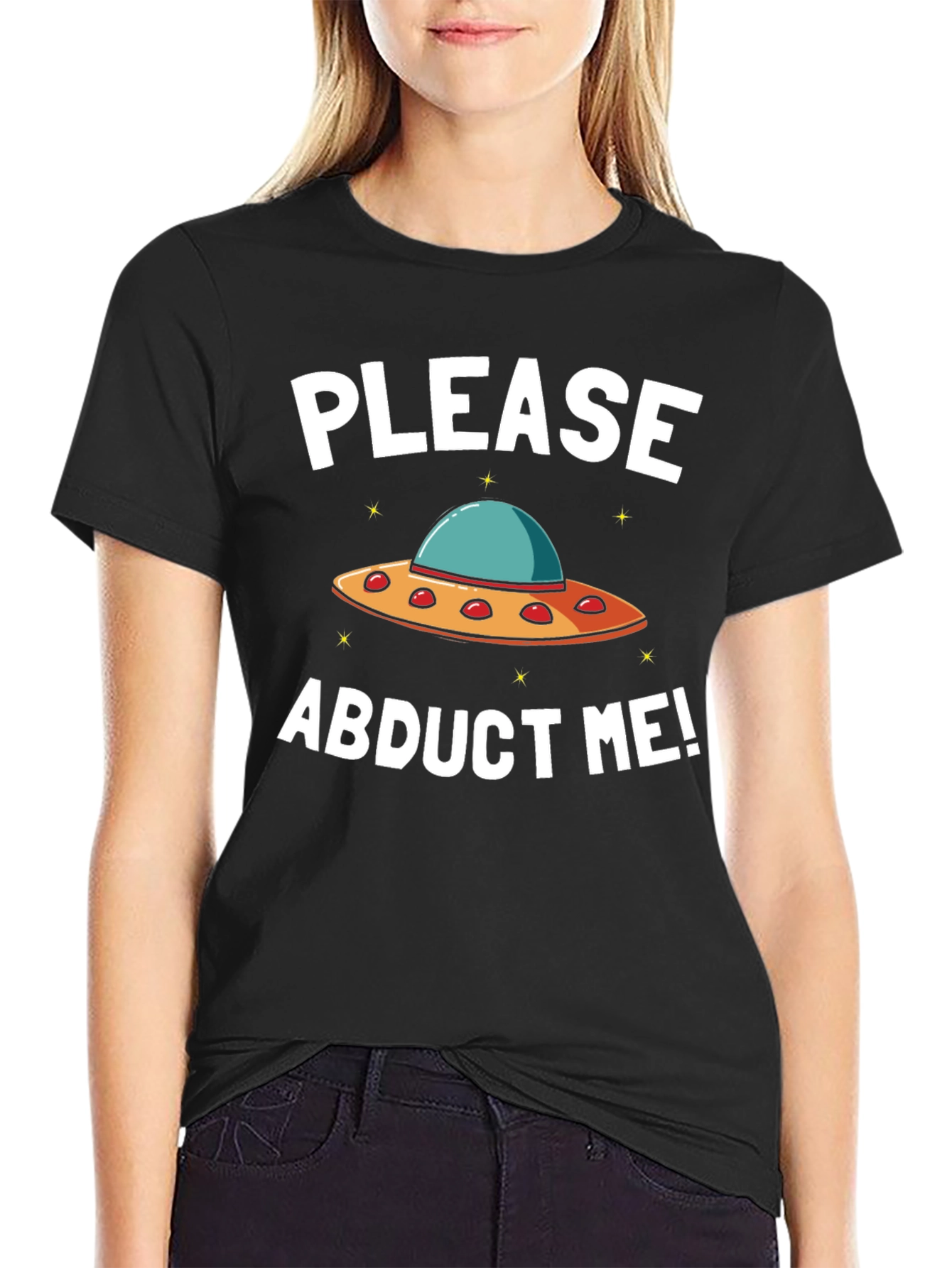 Please Abduct Me! UFO T-Shirt