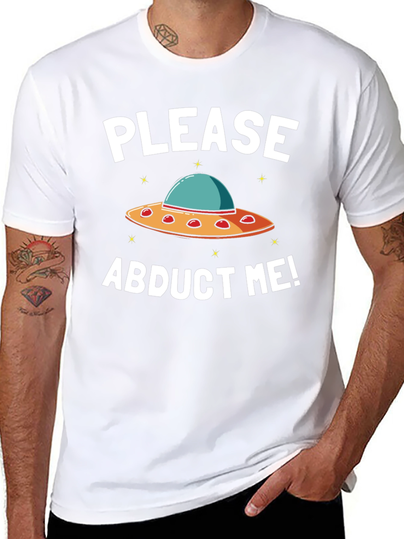 Please Abduct Me! UFO T-Shirt