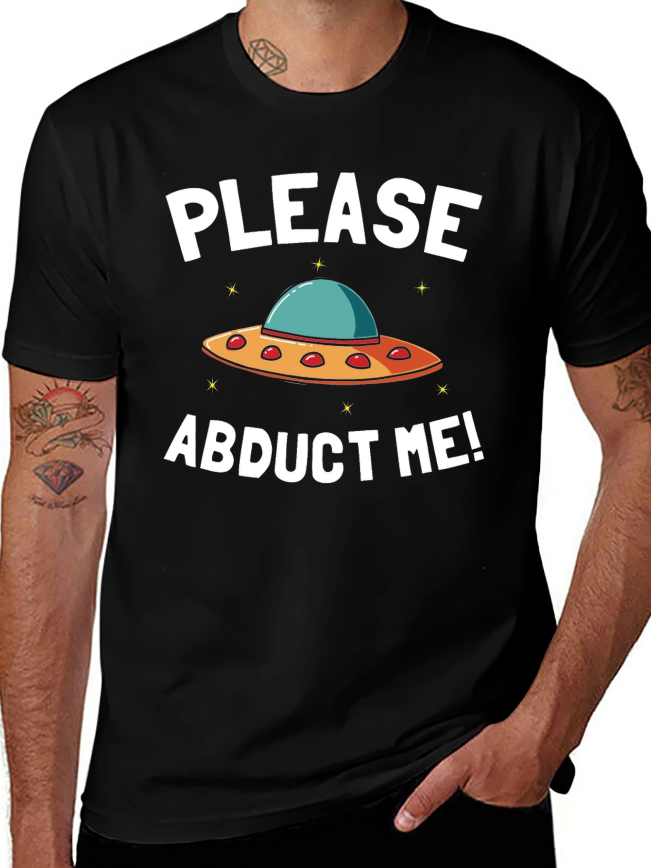 Please Abduct Me! UFO T-Shirt